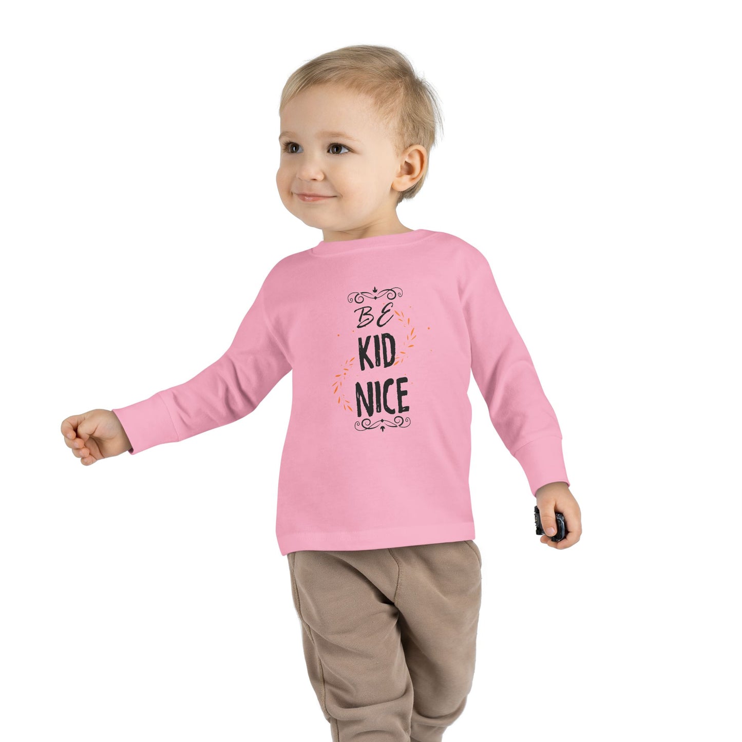 Be Kid Nice  | Toddler Long Sleeve Shirt