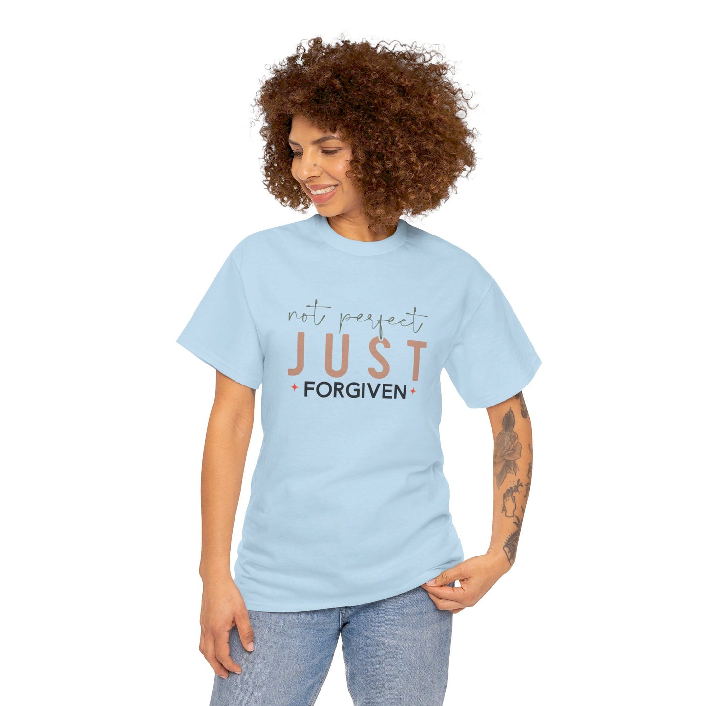 Not Perfect - Just Forgiven T-Shirt | Christian Apparel