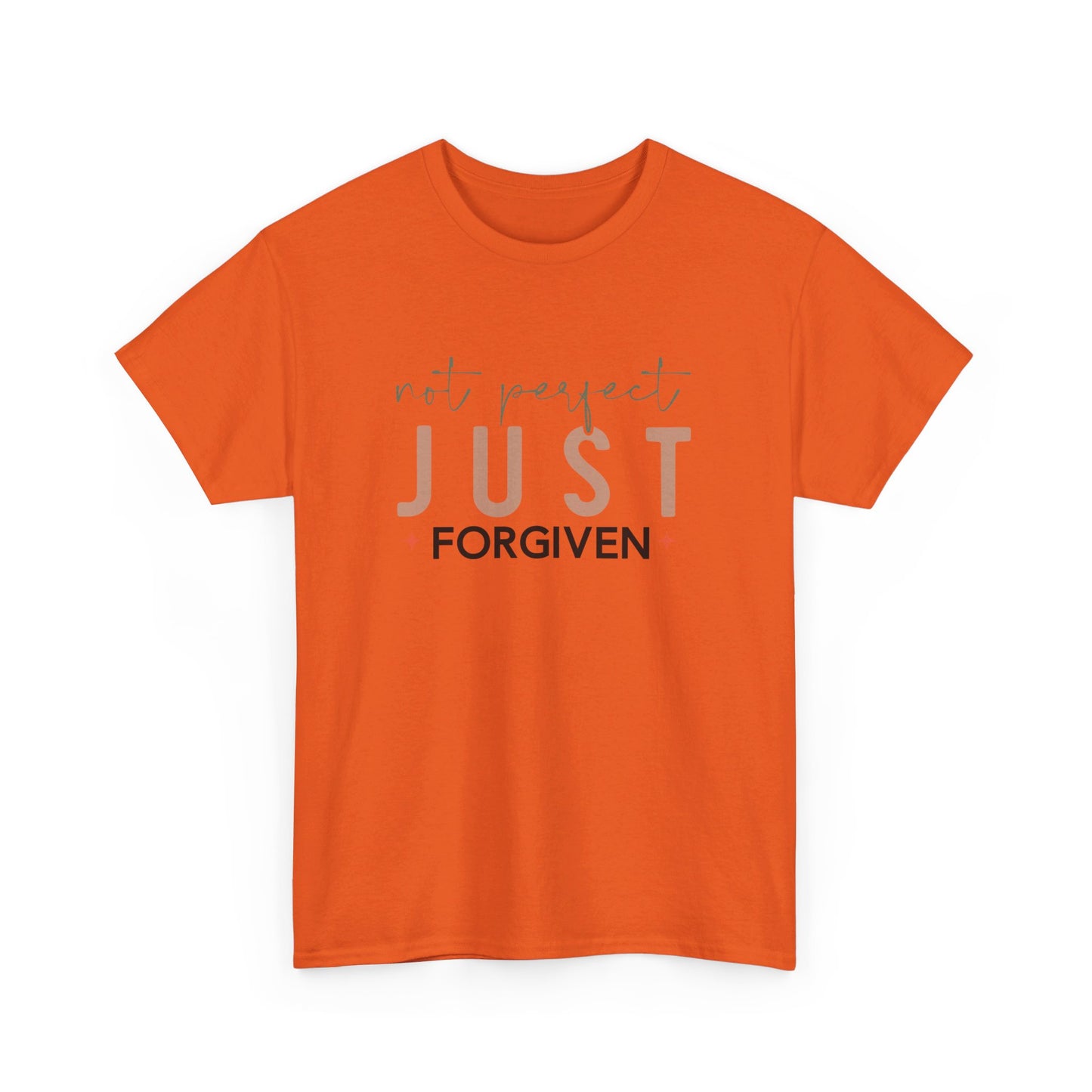 Not Perfect - Just Forgiven T-Shirt | Christian Apparel