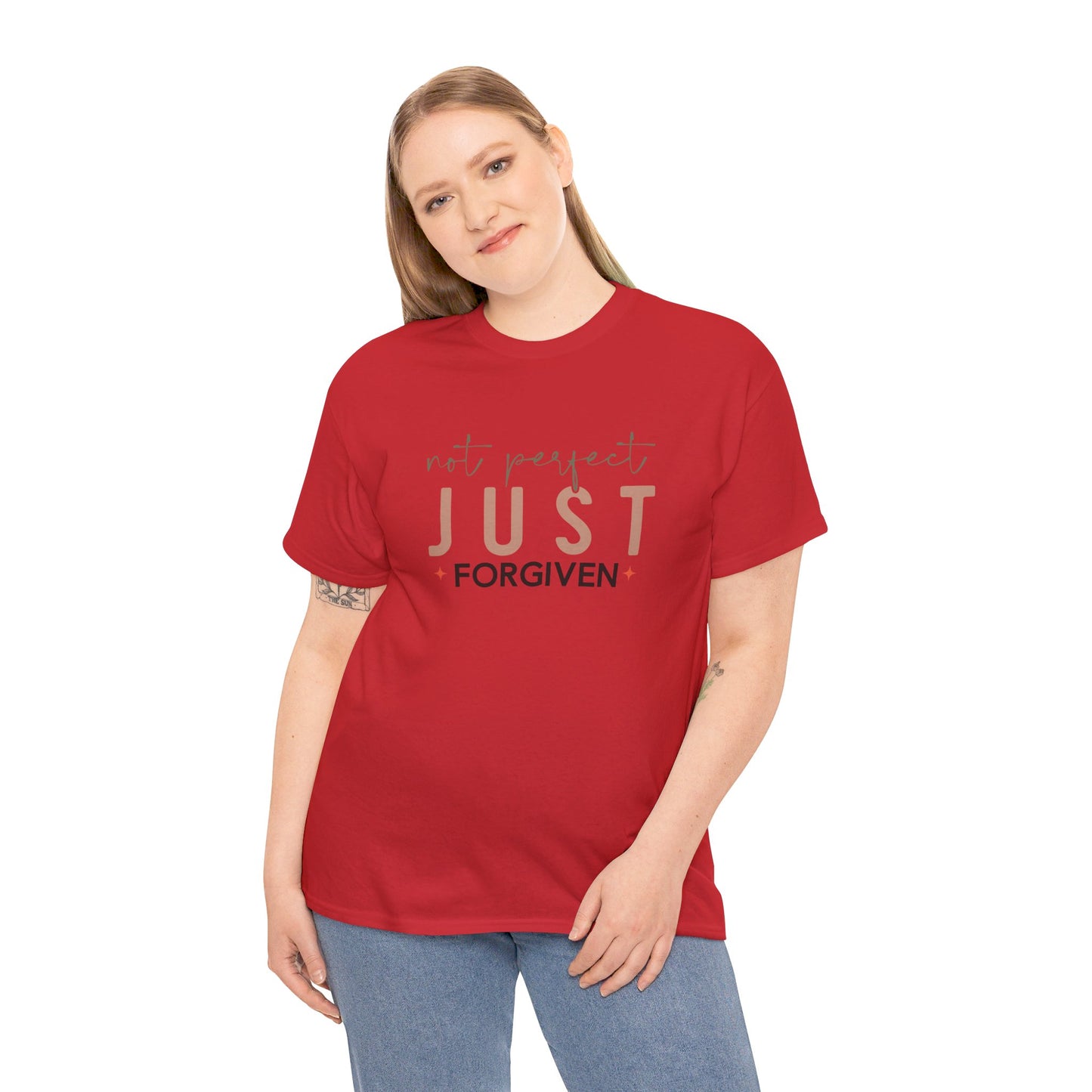 Not Perfect - Just Forgiven T-Shirt | Christian Apparel