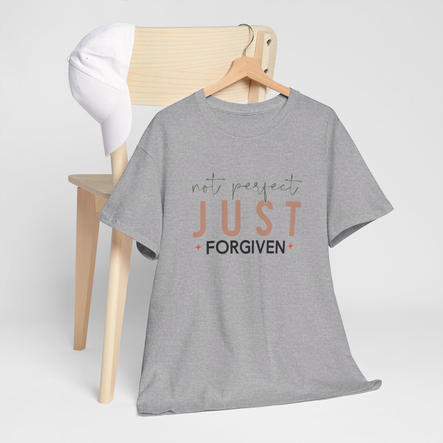 Not Perfect - Just Forgiven T-Shirt | Christian Apparel