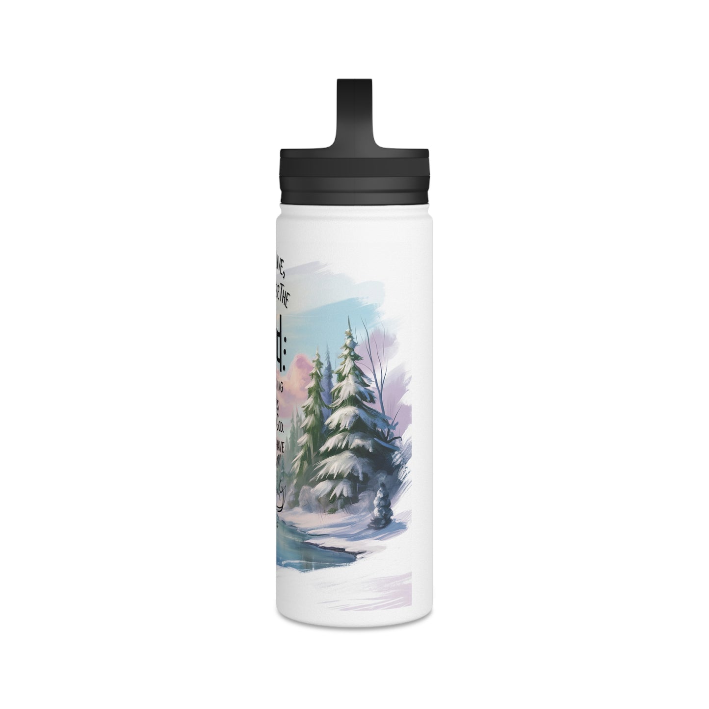 I Will Sing Praises | Stainless Steel Water Bottle, Handle Lid