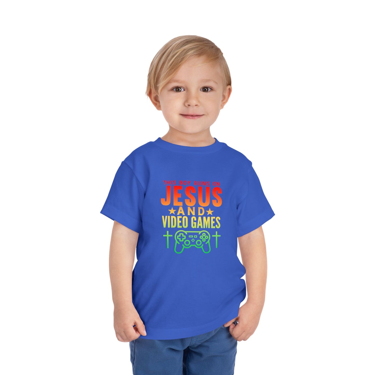 Jesus And Video Games | Toddler Boy's T-shirt