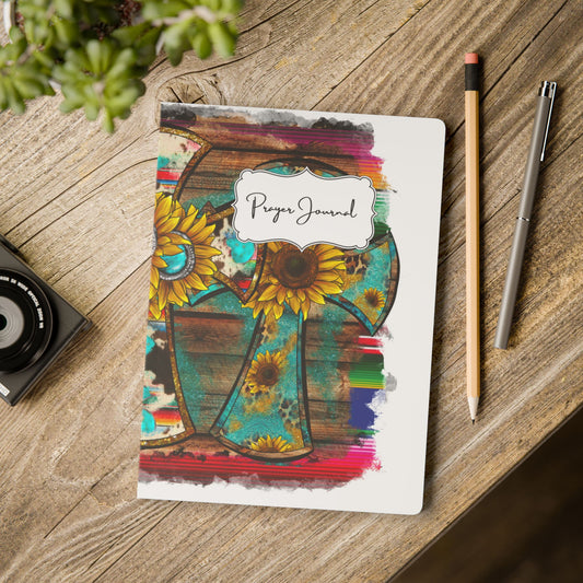 Prayer Journal-Sunflower Cross | Softcover Journal