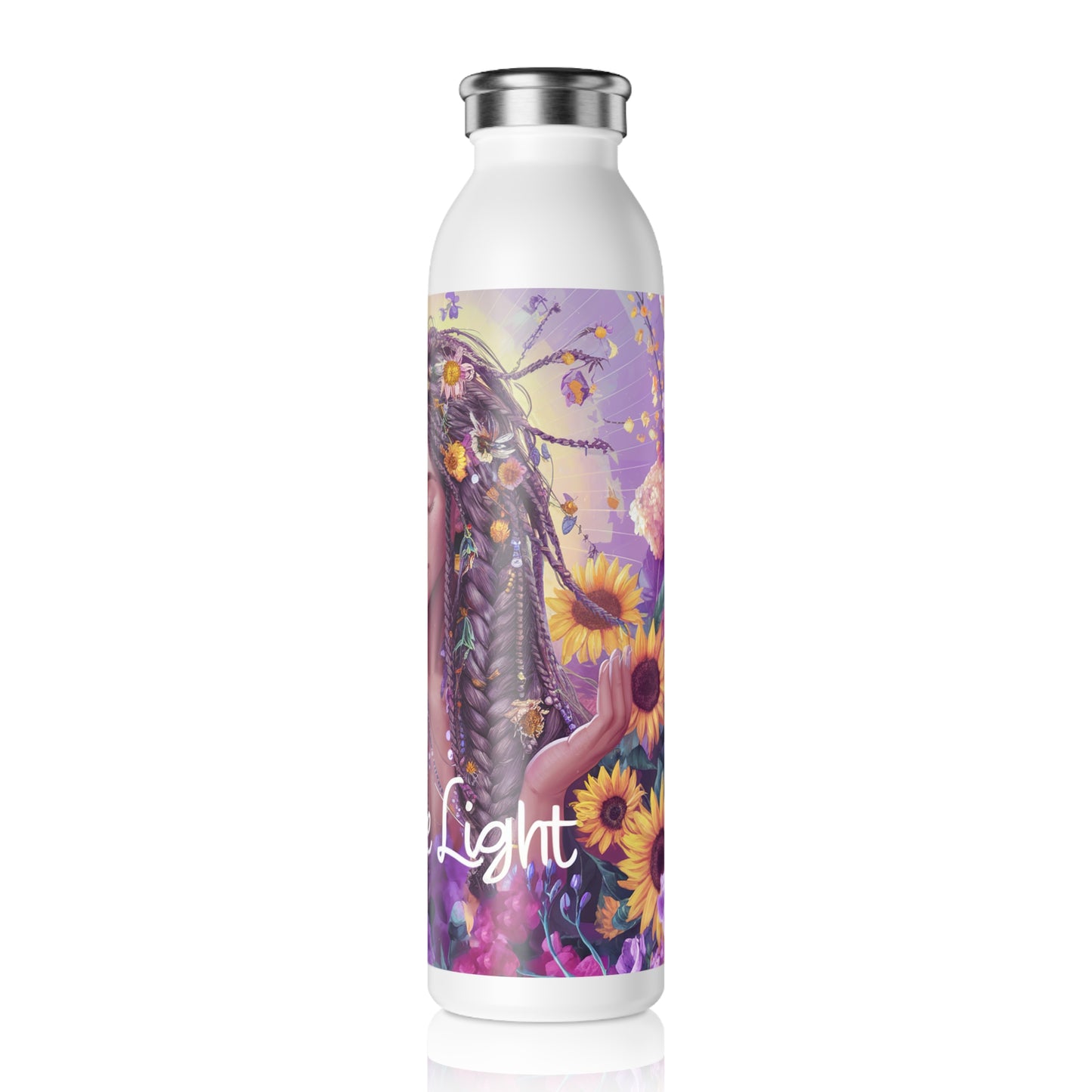 Be the Light | Slim Water Bottle