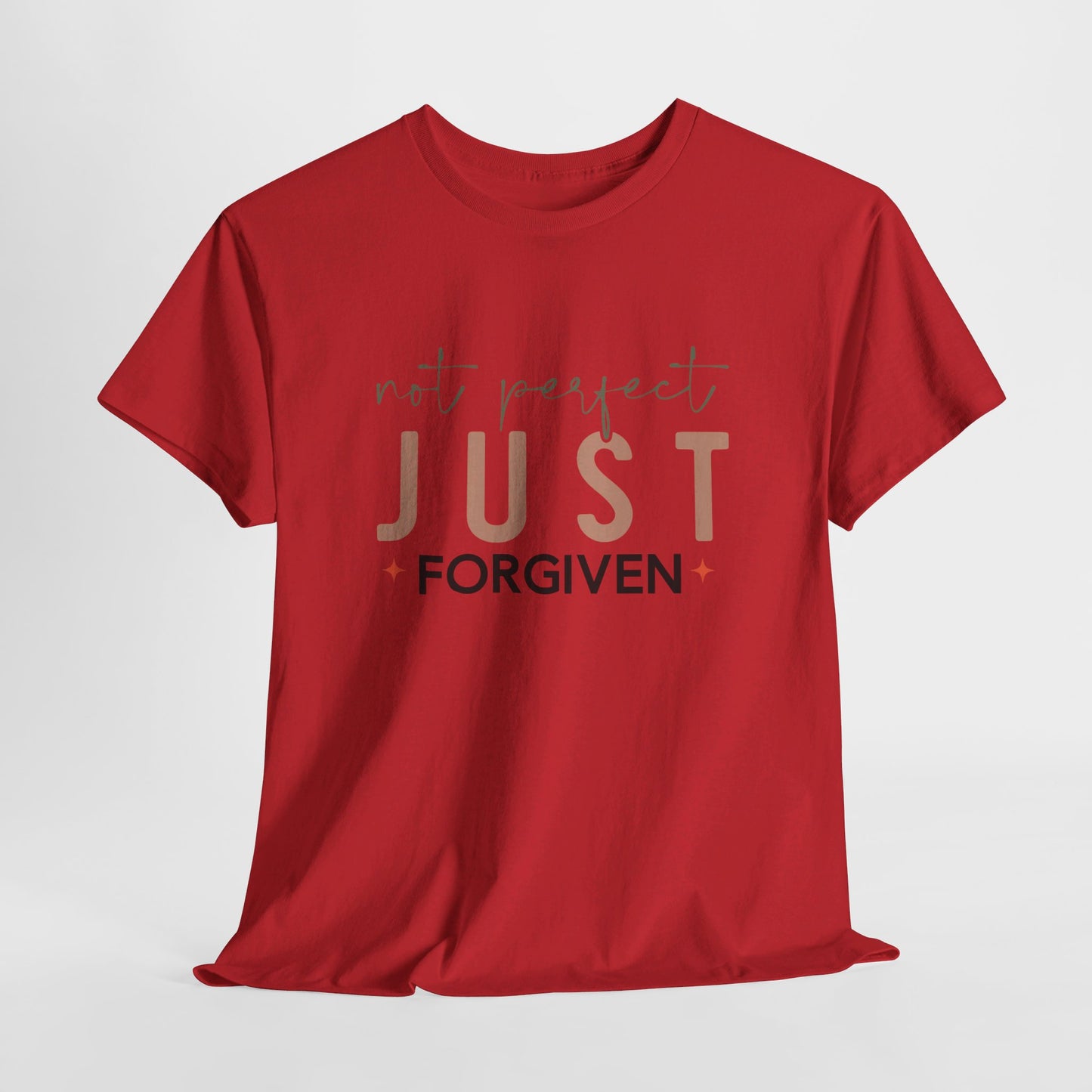 Not Perfect - Just Forgiven T-Shirt | Christian Apparel