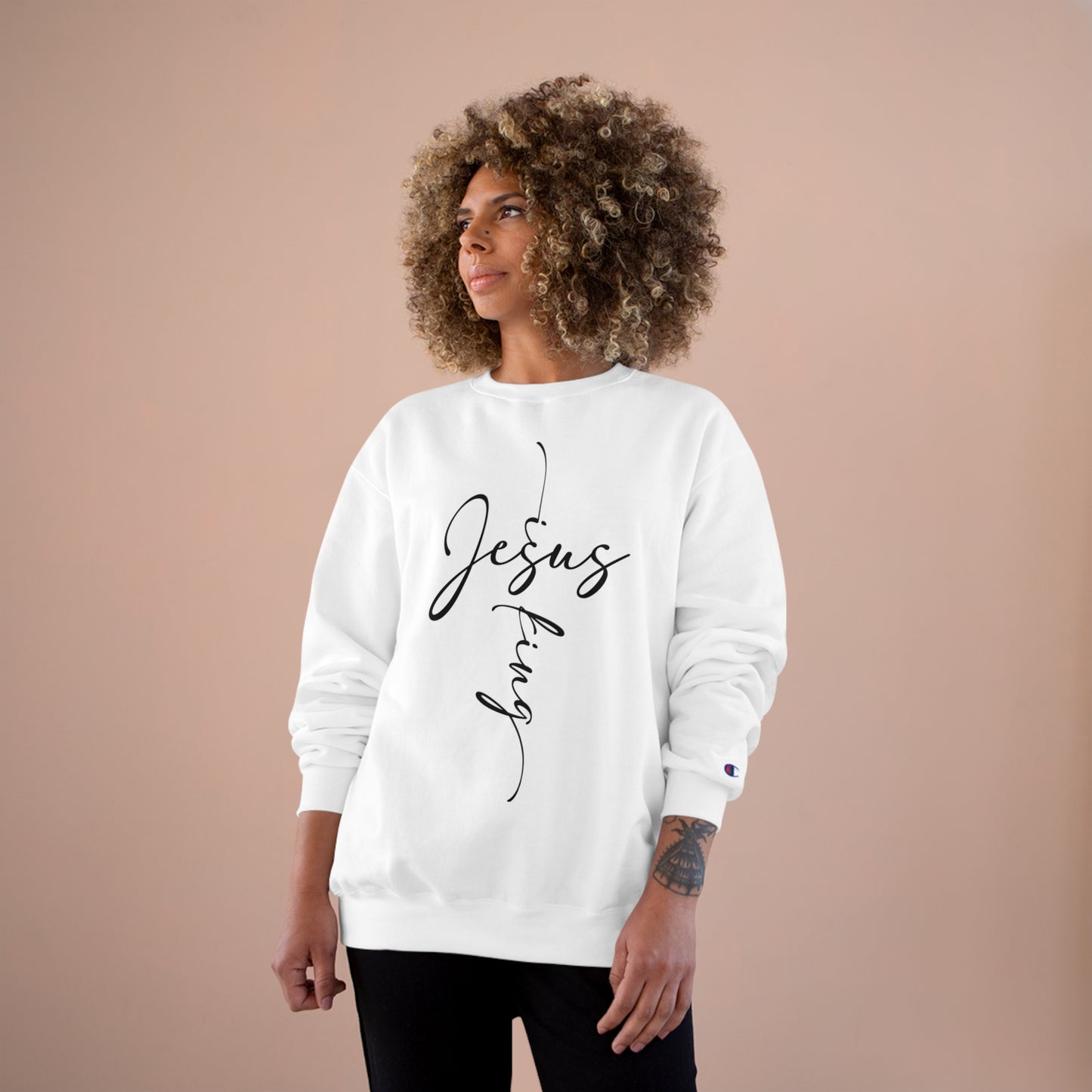 Jesus is king | Women's Sweatshirt by Champion®