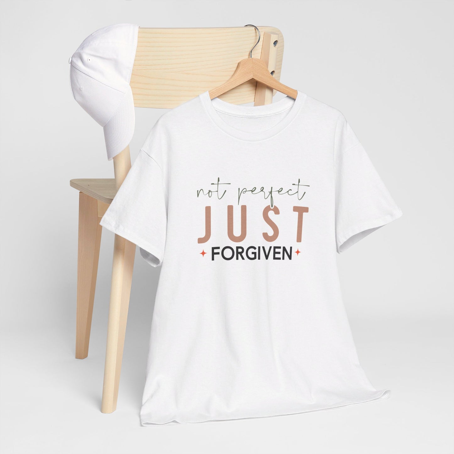 Not Perfect - Just Forgiven T-Shirt | Christian Apparel