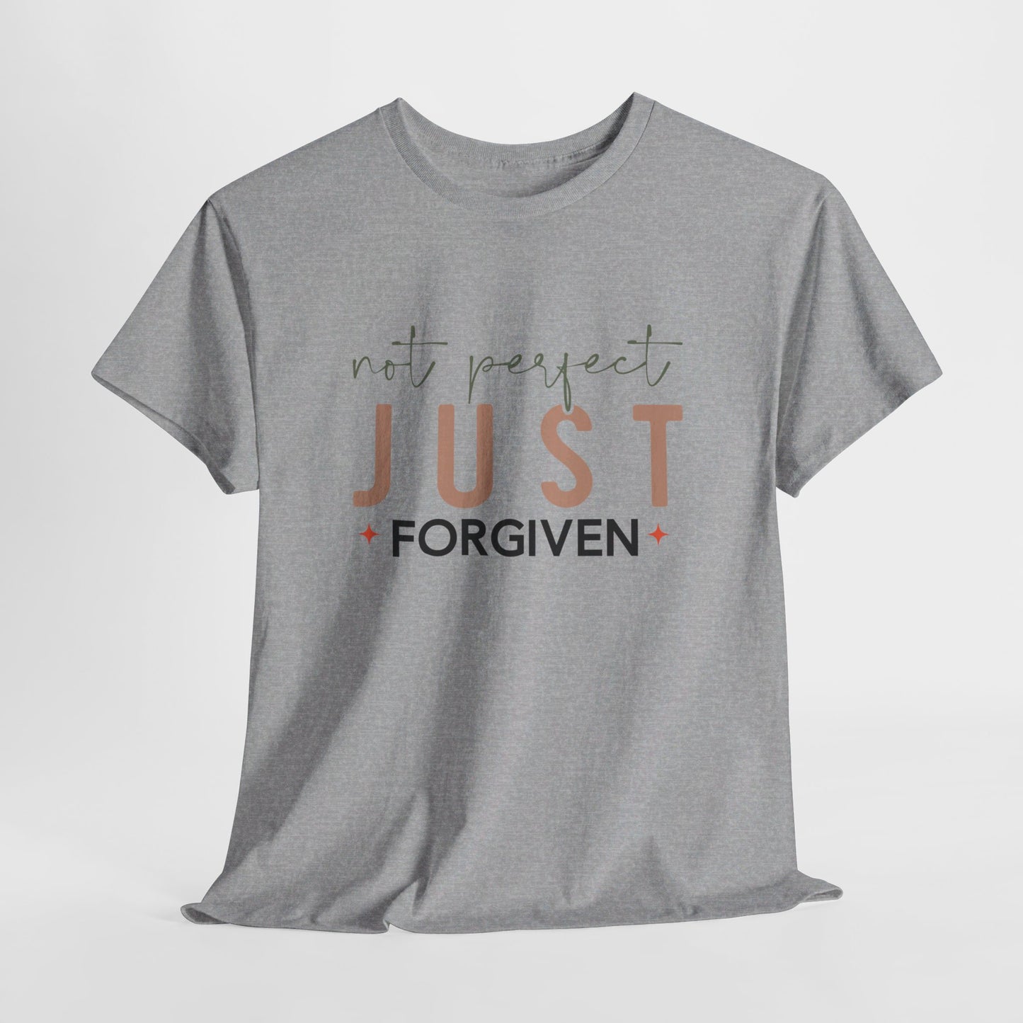 Not Perfect - Just Forgiven T-Shirt | Christian Apparel