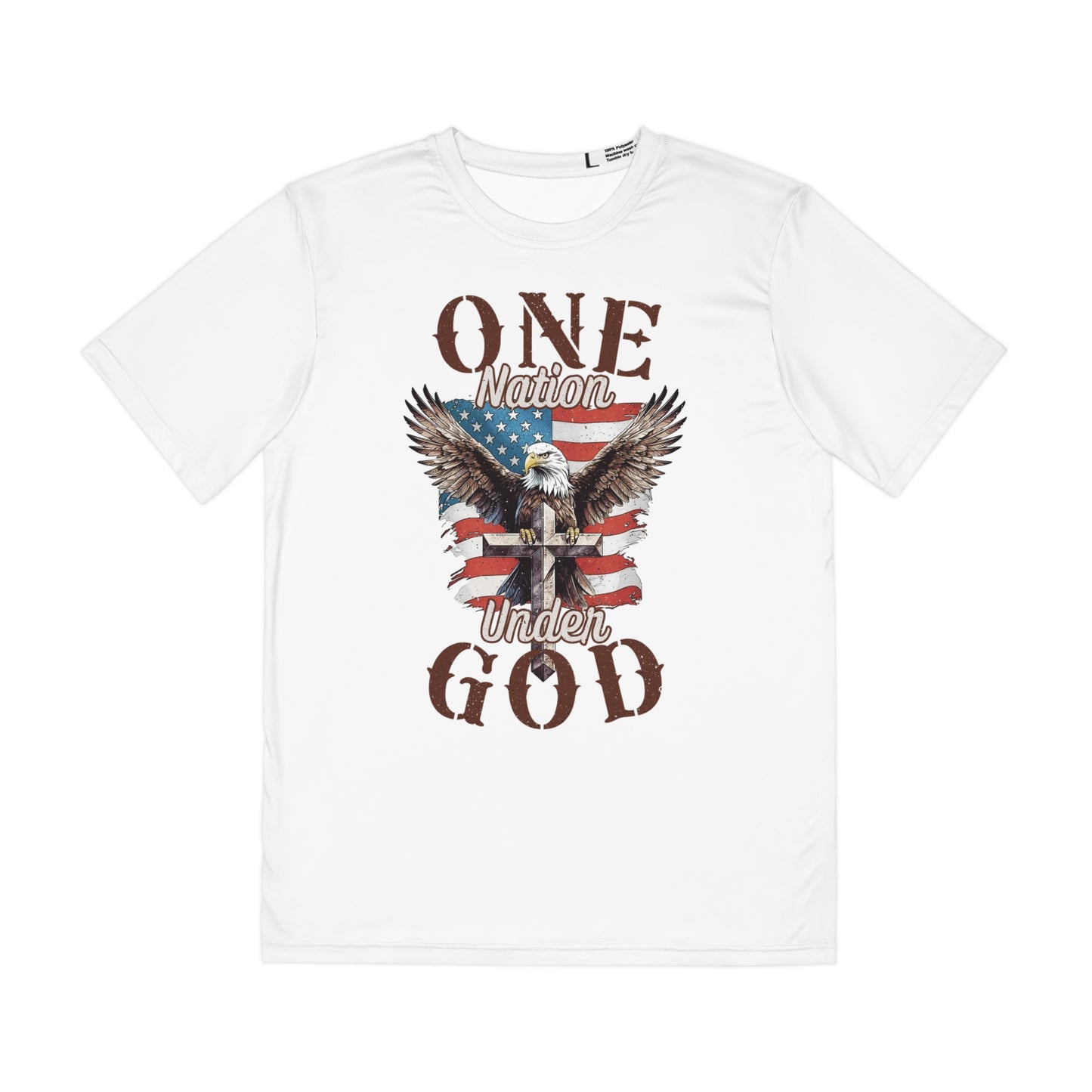 One Nation Under God | Men's Polyester T-shirt 