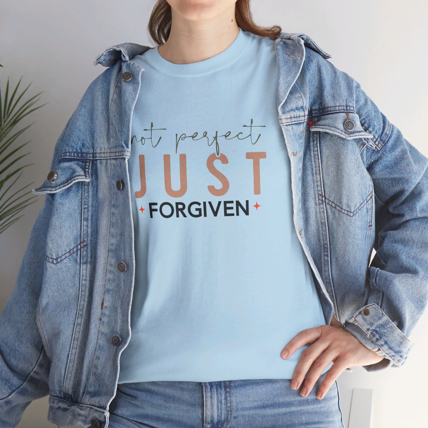 Not Perfect - Just Forgiven T-Shirt | Christian Apparel