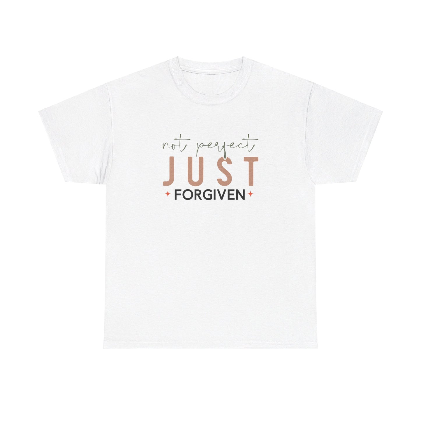 Not Perfect - Just Forgiven T-Shirt | Christian Apparel