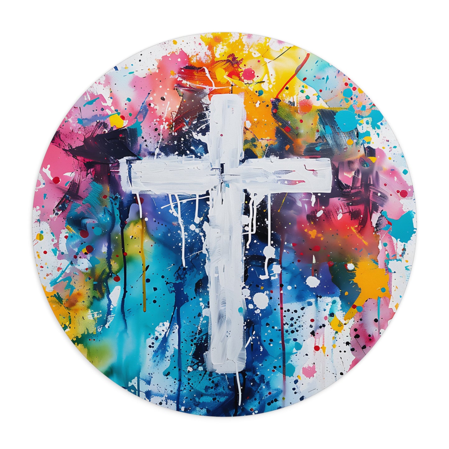 Painted Cross | Mouse Pad