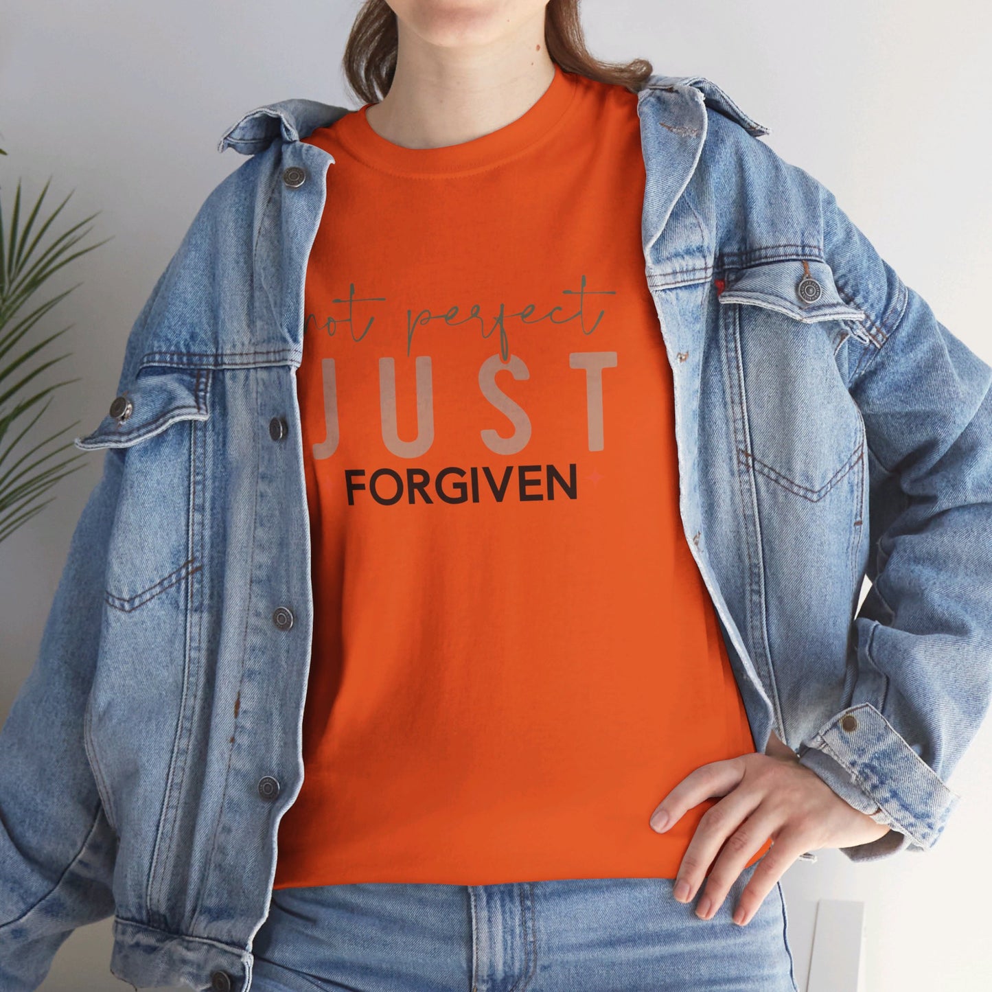 Not Perfect - Just Forgiven T-Shirt | Christian Apparel