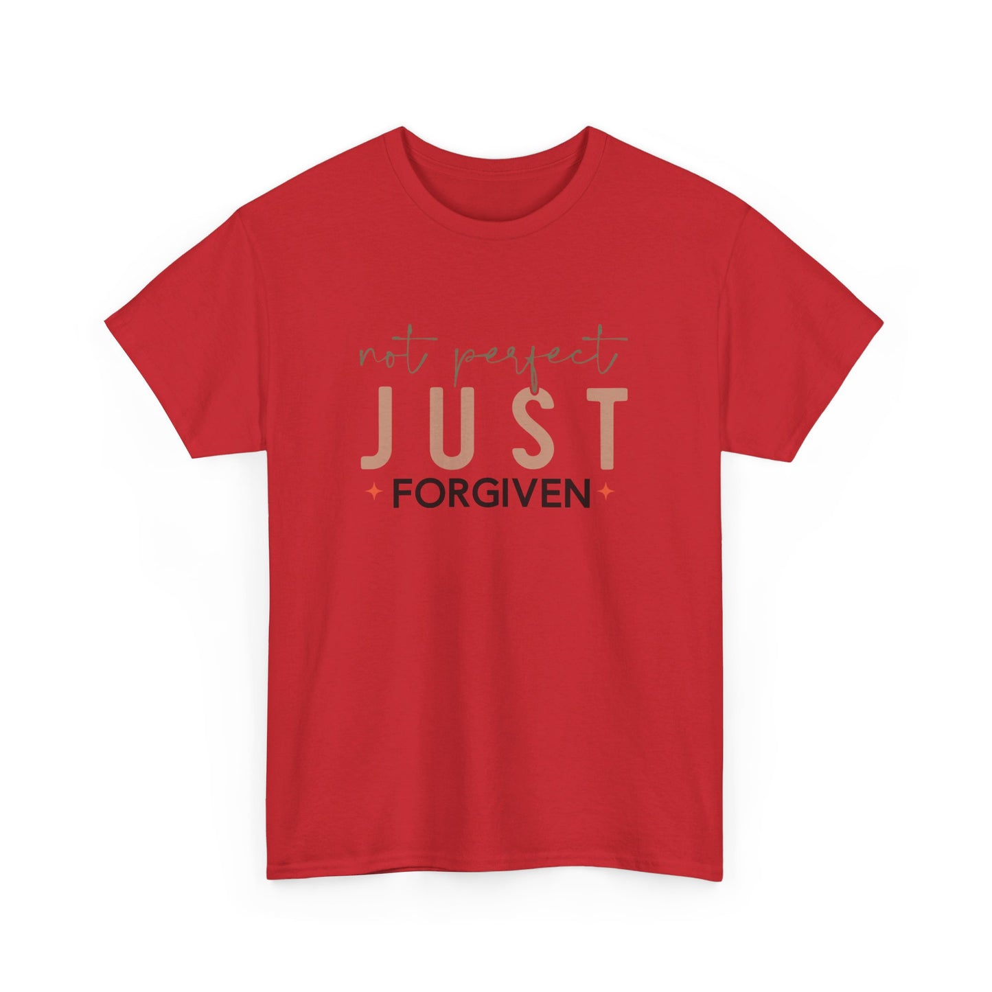 Not Perfect - Just Forgiven T-Shirt | Christian Apparel