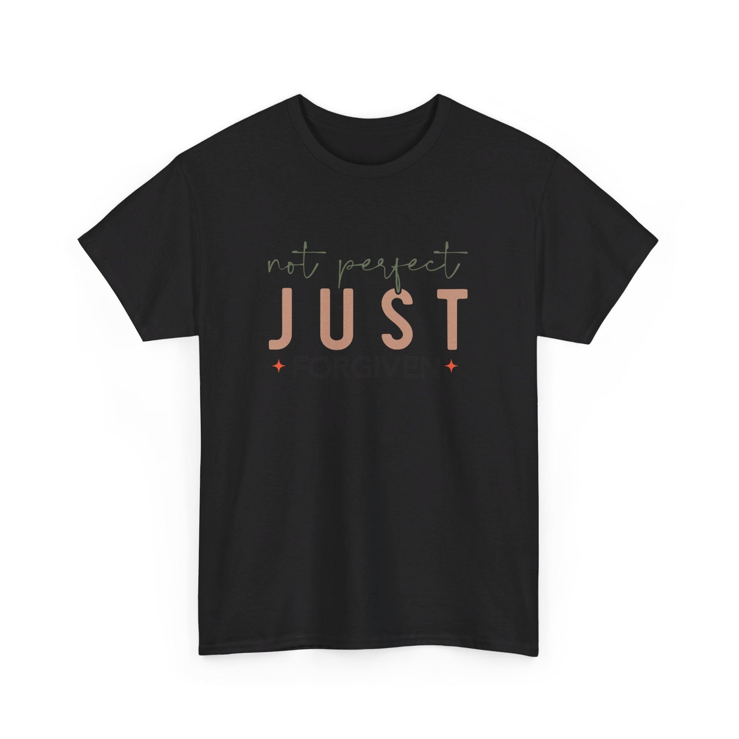 Not Perfect - Just Forgiven T-Shirt | Christian Apparel