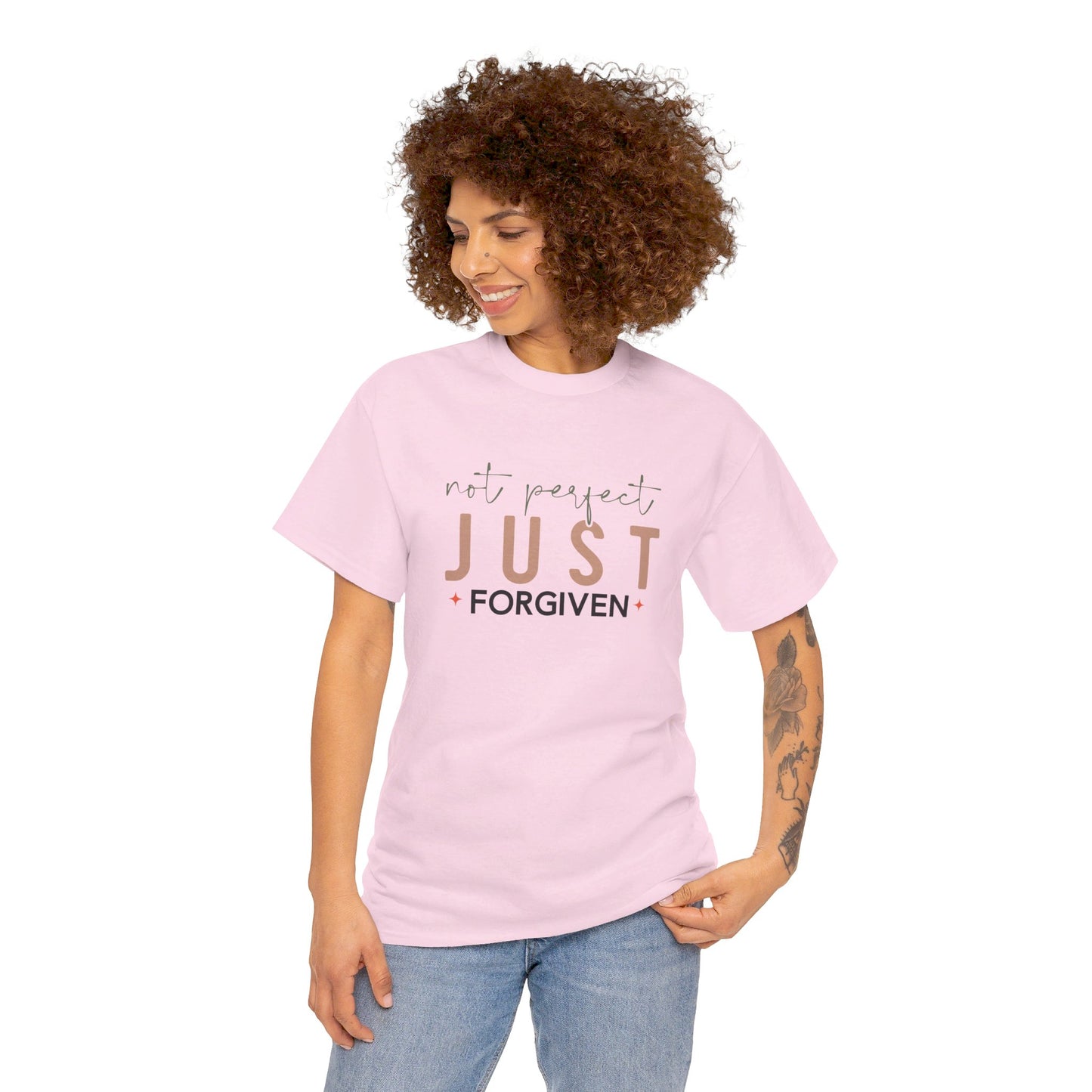 Not Perfect - Just Forgiven T-Shirt | Christian Apparel