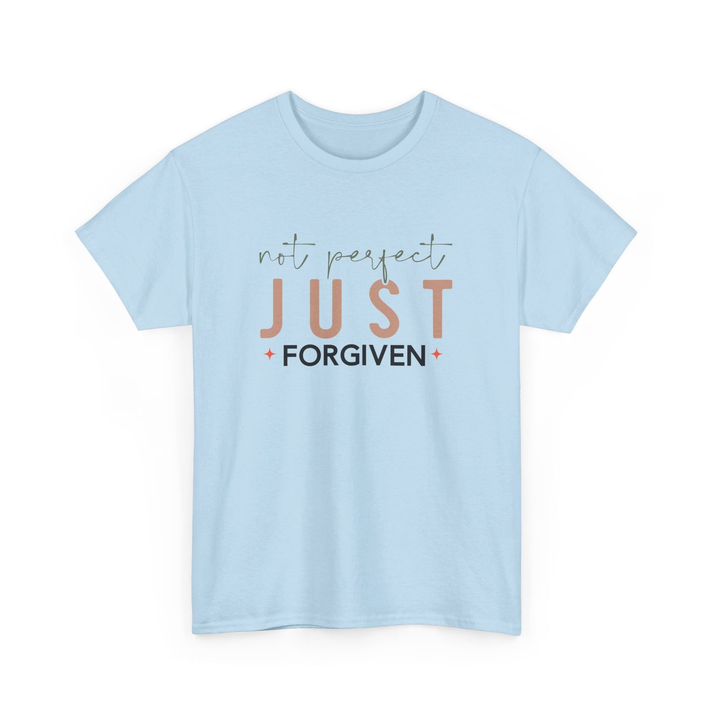 Not Perfect - Just Forgiven T-Shirt | Christian Apparel