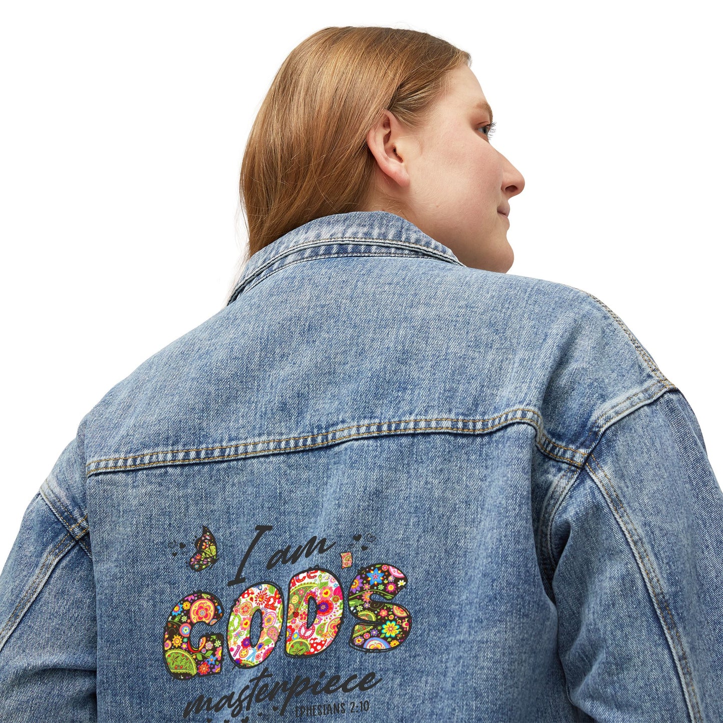 I Am Gods Masterpiece | Women's Denim Jacket