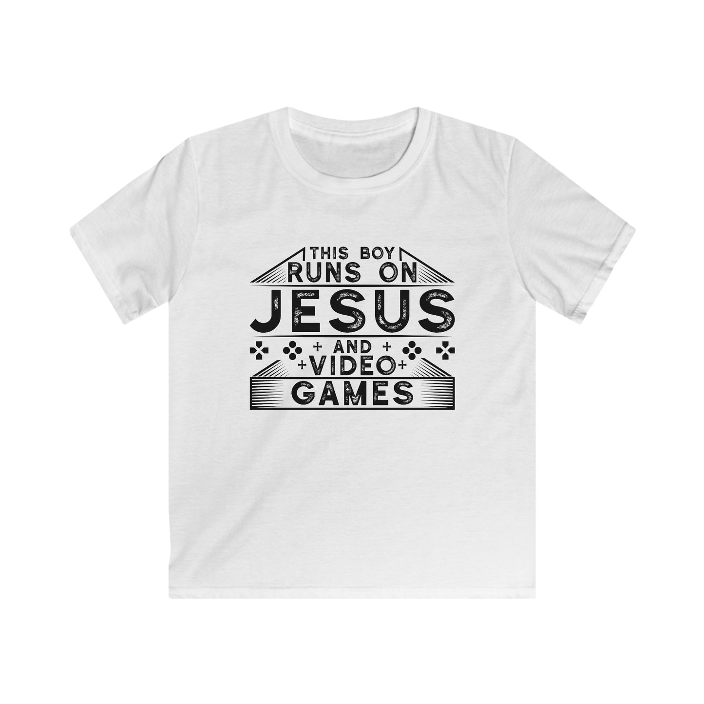 Jesus And Video Games | Youth Boy's T-shirt