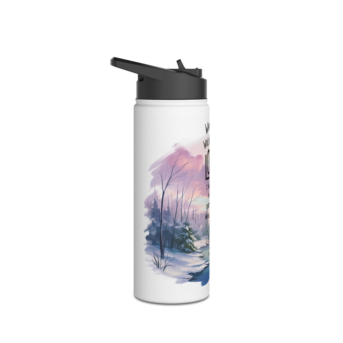 I Will Sing Praises | Stainless Steel Water Bottle, Standard Lid