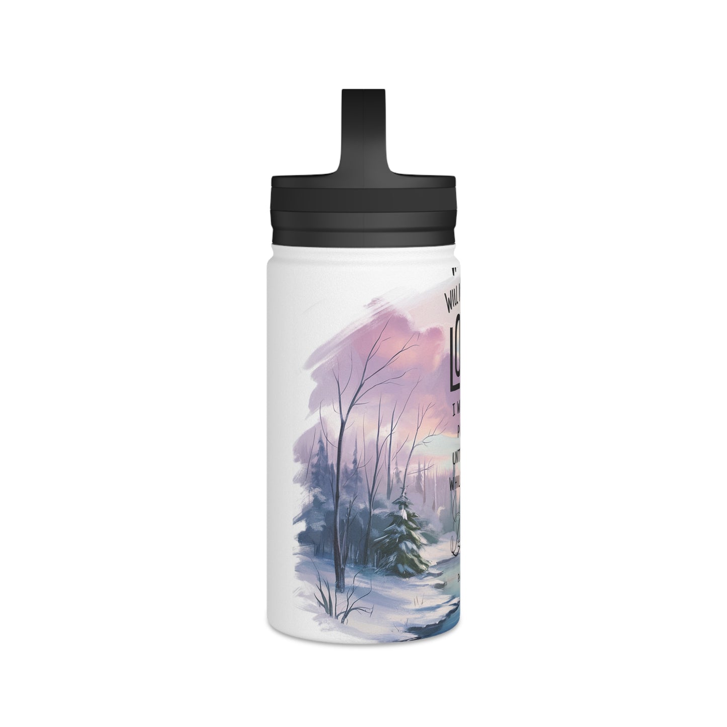 I Will Sing Praises | Stainless Steel Water Bottle, Handle Lid