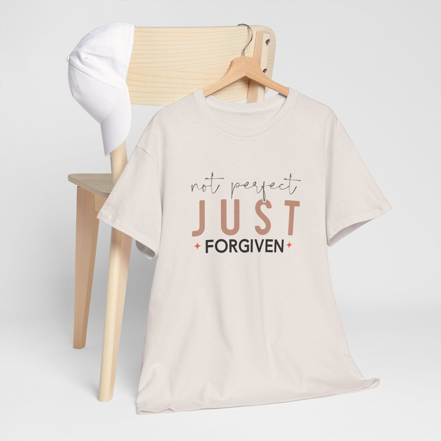 Not Perfect - Just Forgiven T-Shirt | Christian Apparel