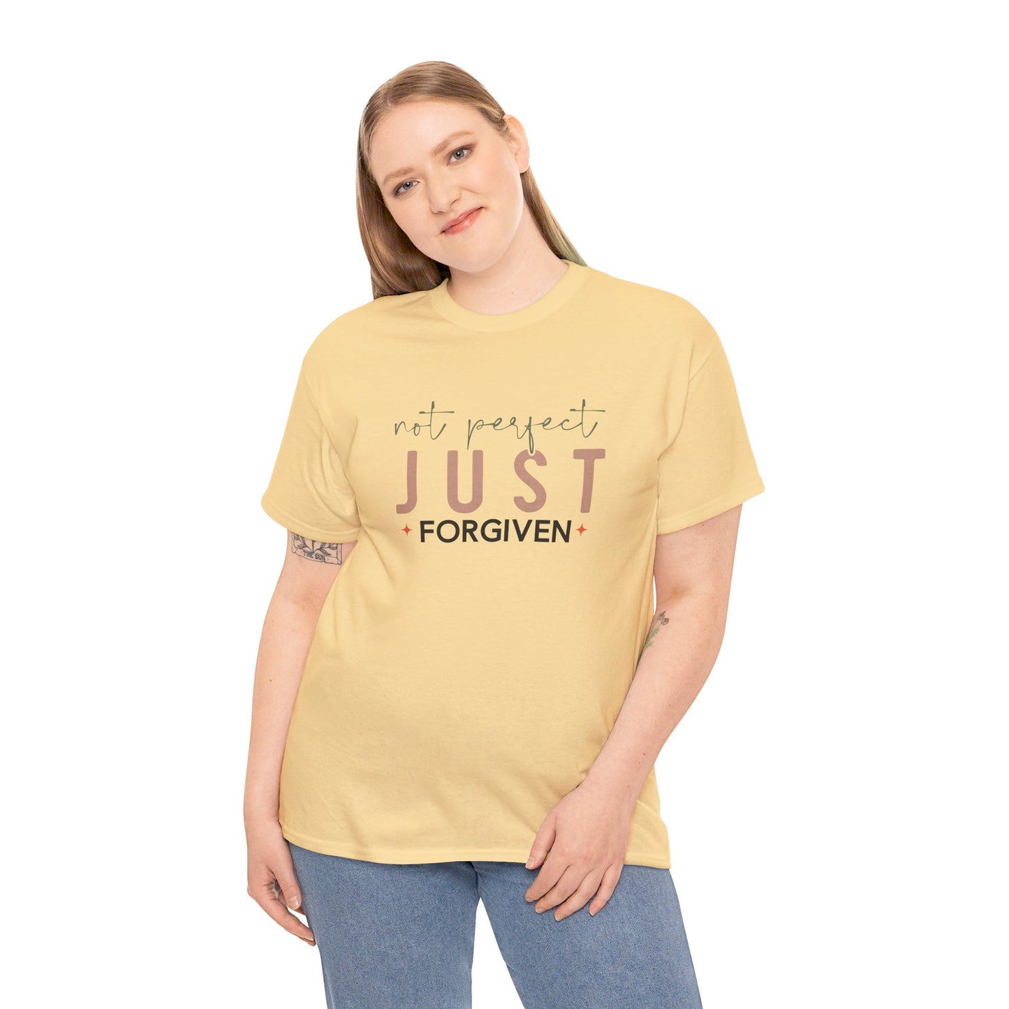 Not Perfect - Just Forgiven T-Shirt | Christian Apparel