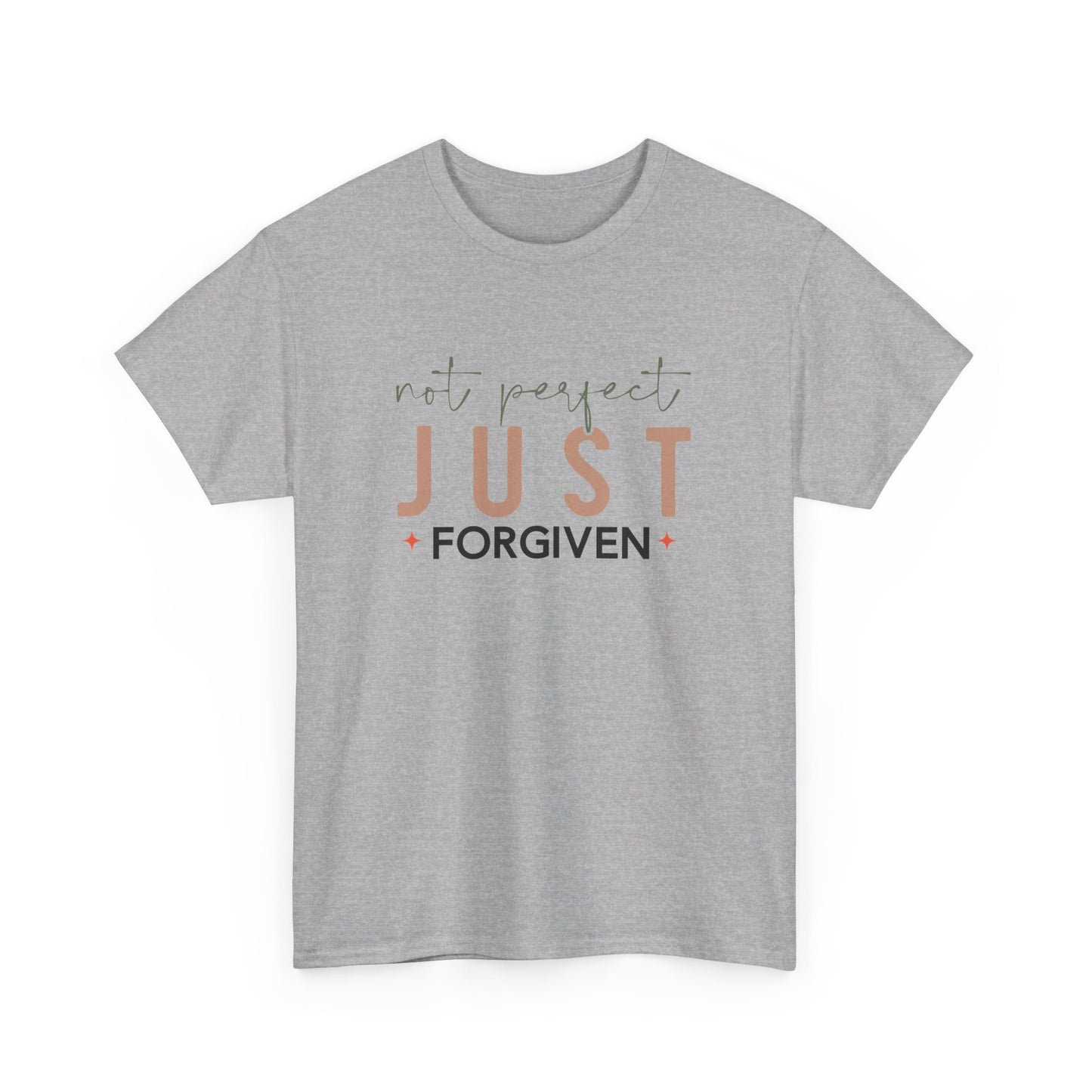 Not Perfect - Just Forgiven T-Shirt | Christian Apparel