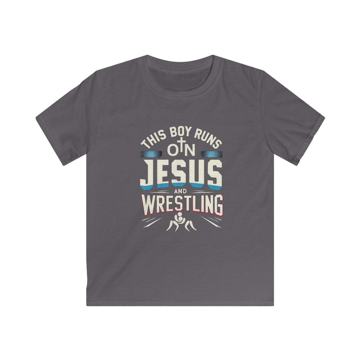 Jesus And Wrestling | Youth Boy's T-shirt