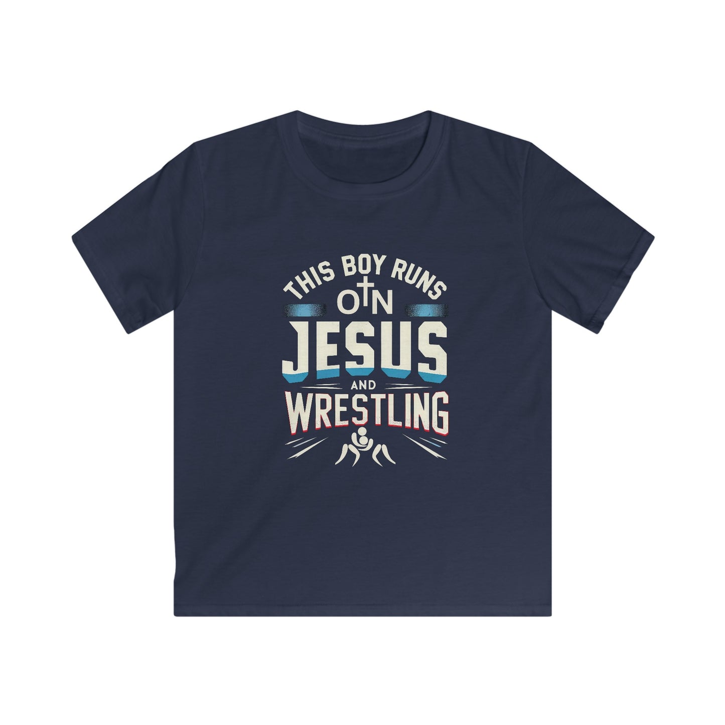 Jesus And Wrestling | Youth Boy's T-shirt