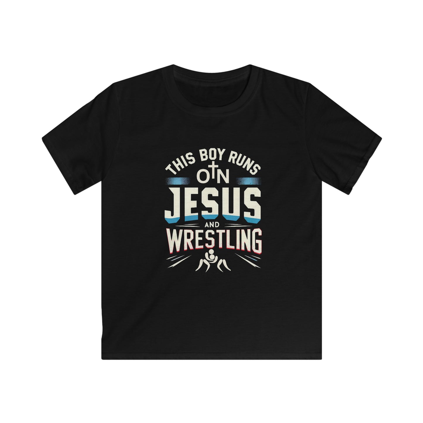 Jesus And Wrestling | Youth Boy's T-shirt