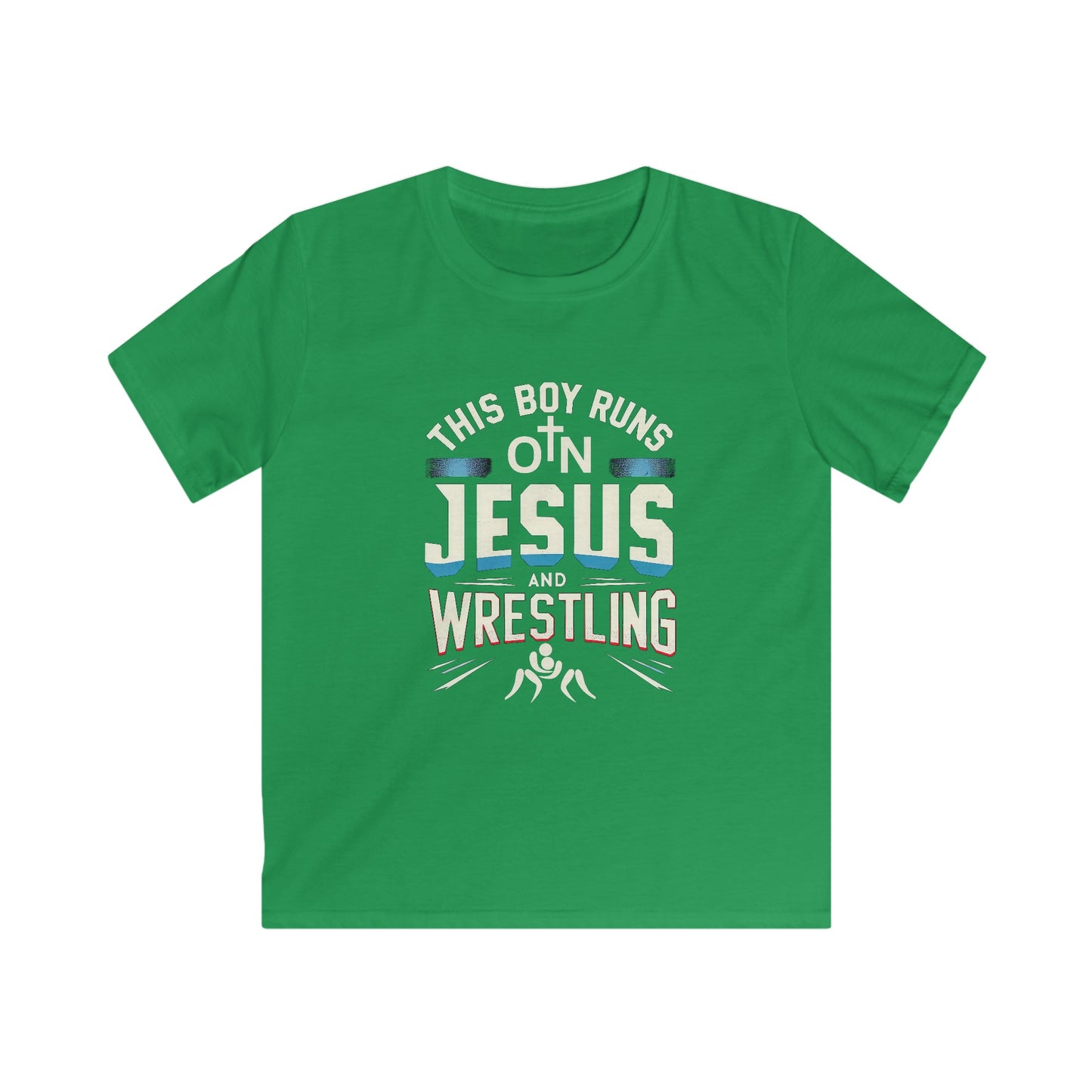 Jesus And Wrestling | Youth Boy's T-shirt