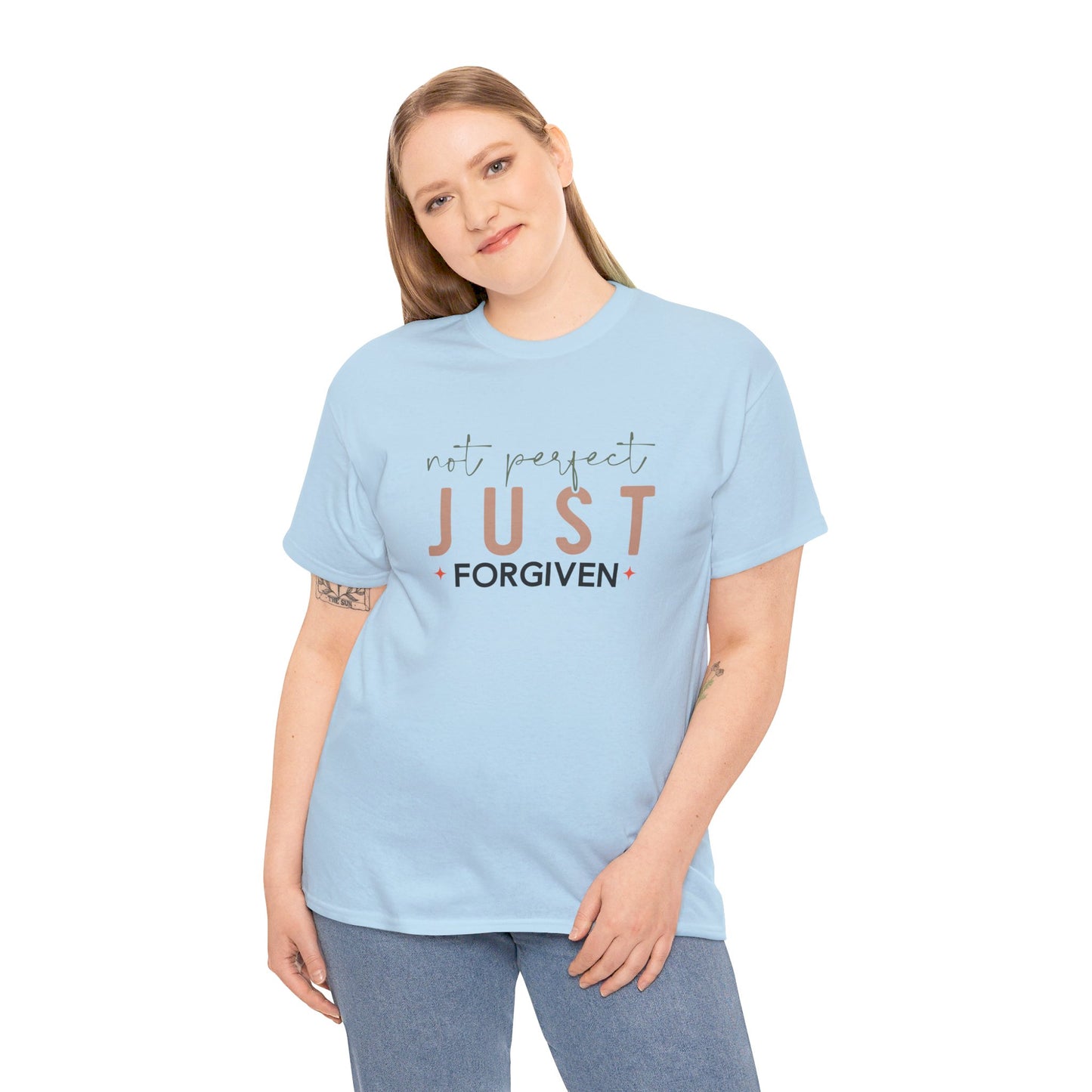 Not Perfect - Just Forgiven T-Shirt | Christian Apparel