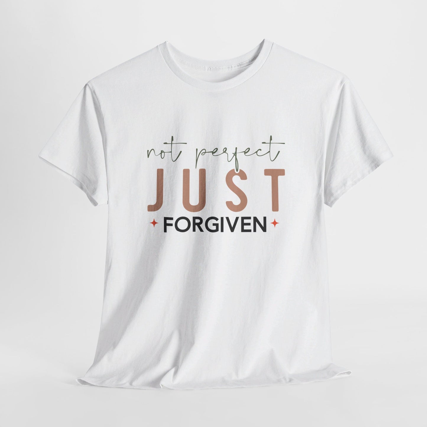 Not Perfect - Just Forgiven T-Shirt | Christian Apparel