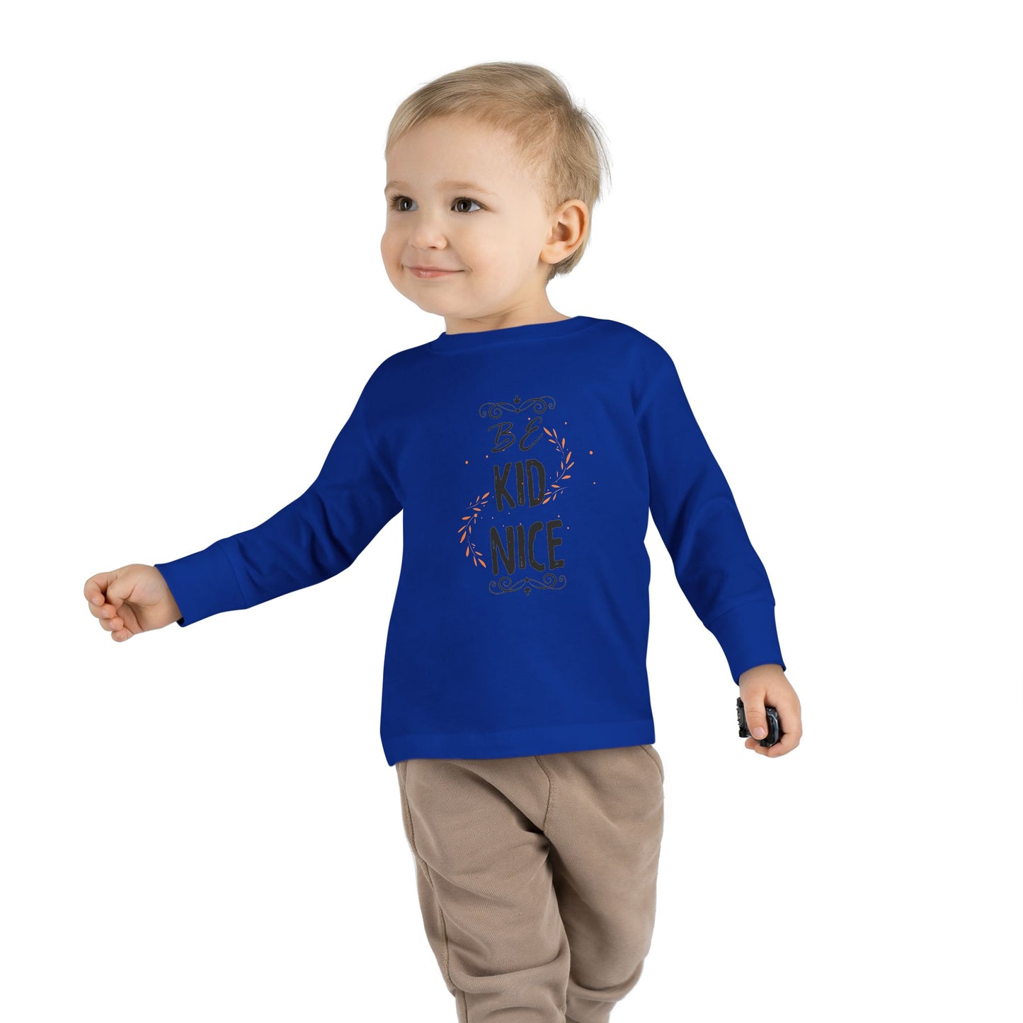 Be Kid Nice  | Toddler Long Sleeve Shirt