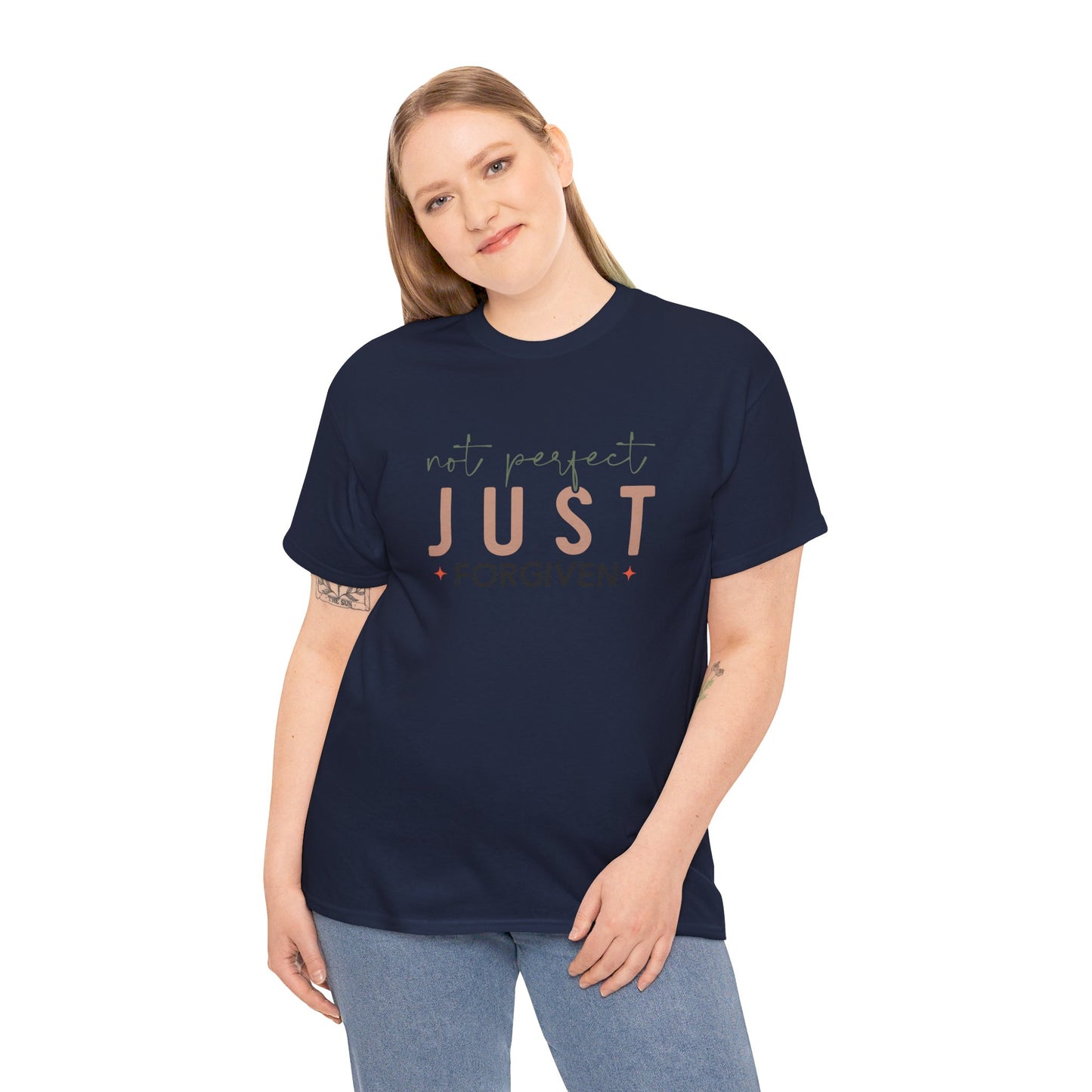 Not Perfect - Just Forgiven T-Shirt | Christian Apparel