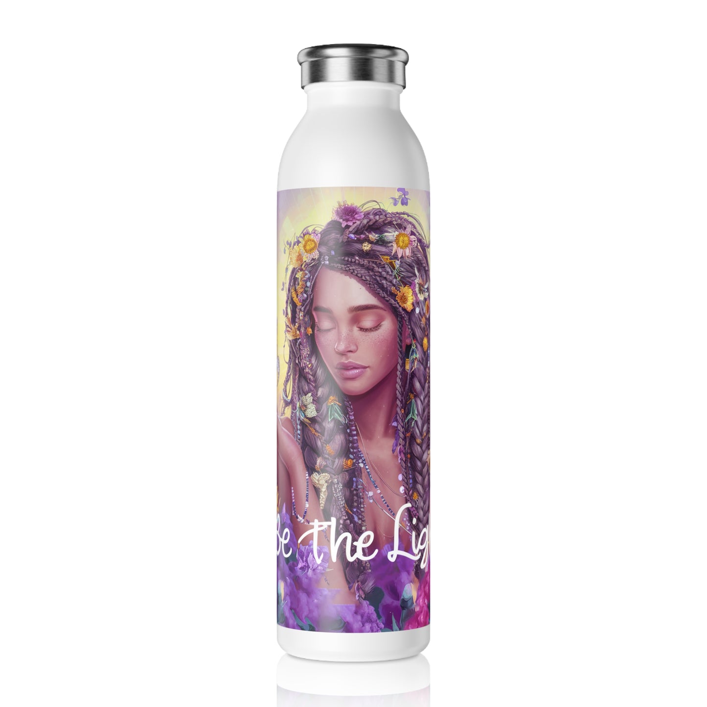 Be the Light | Slim Water Bottle