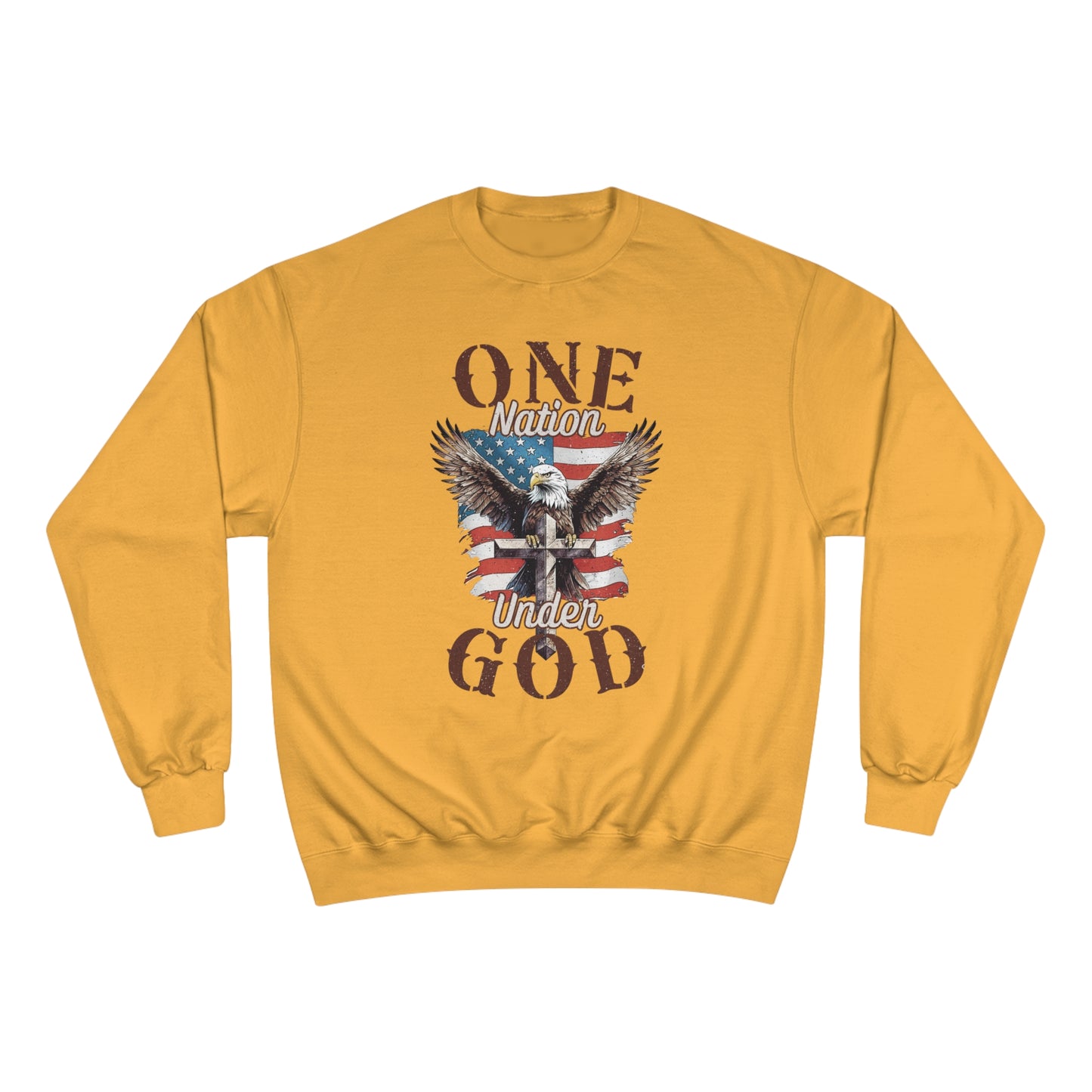 One Nation Under God | Men's Sweatshirt by Champion®