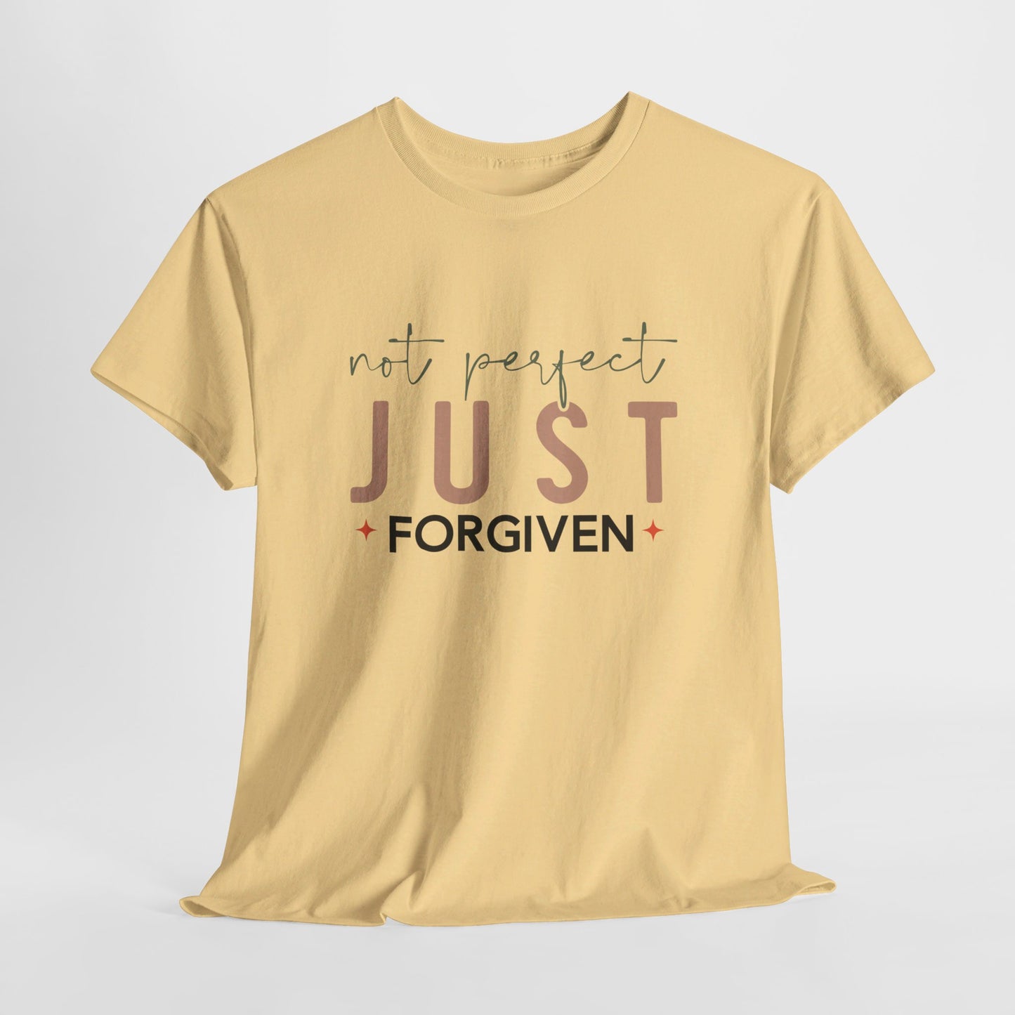 Not Perfect - Just Forgiven T-Shirt | Christian Apparel