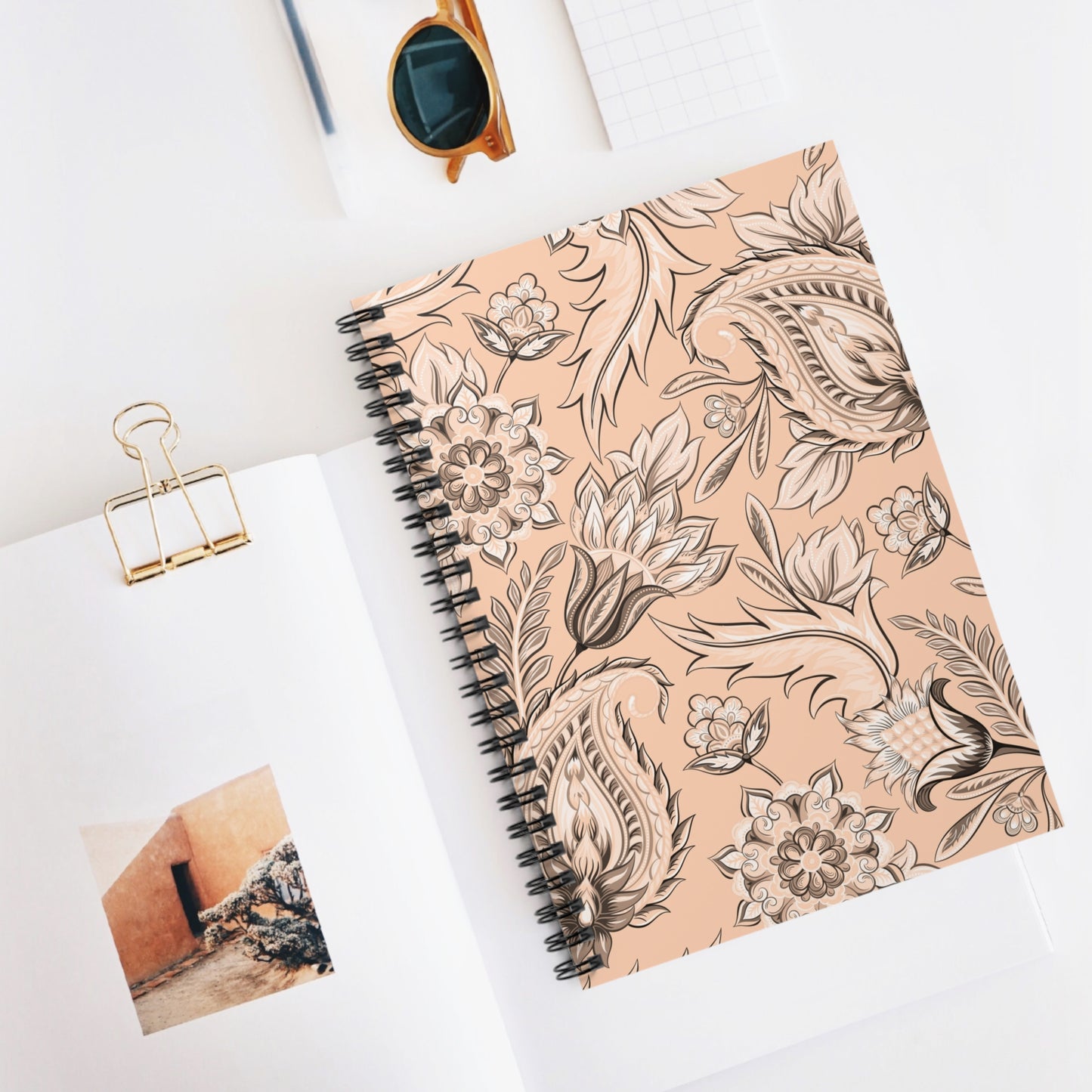 Peach | Spiral Notebook - Ruled Line