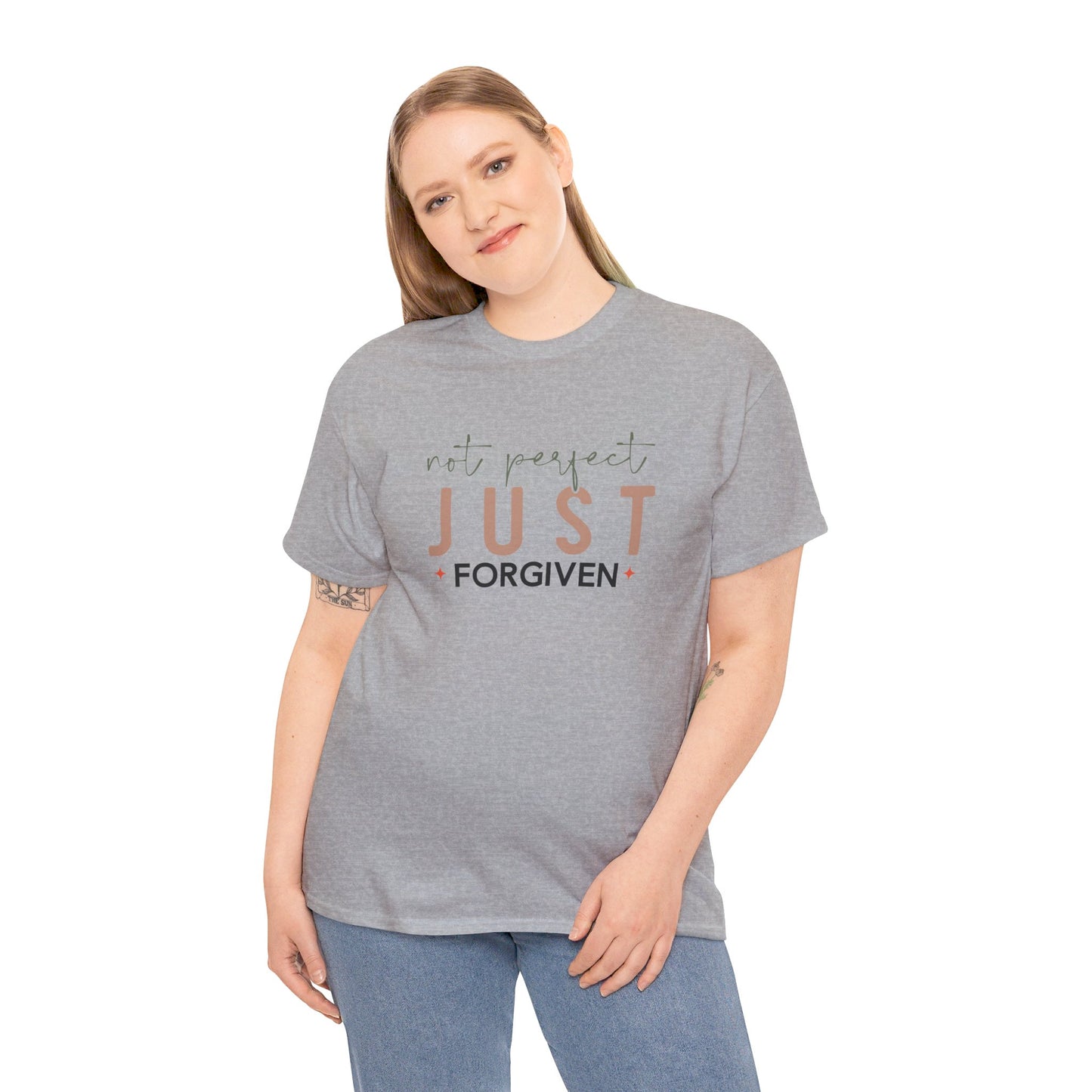 Not Perfect - Just Forgiven T-Shirt | Christian Apparel