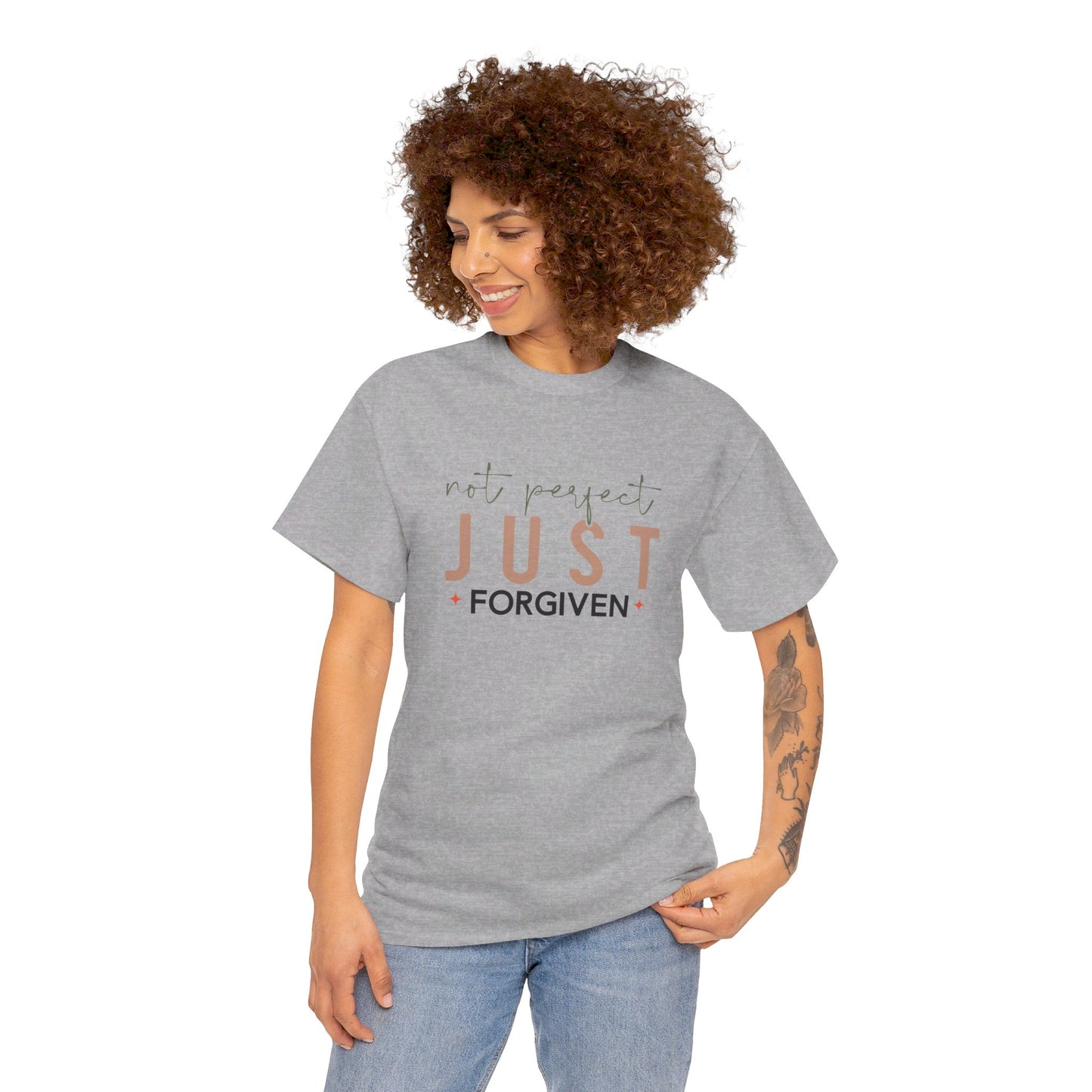 Not Perfect - Just Forgiven T-Shirt | Christian Apparel