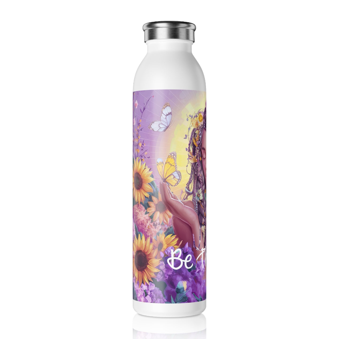 Be the Light | Slim Water Bottle