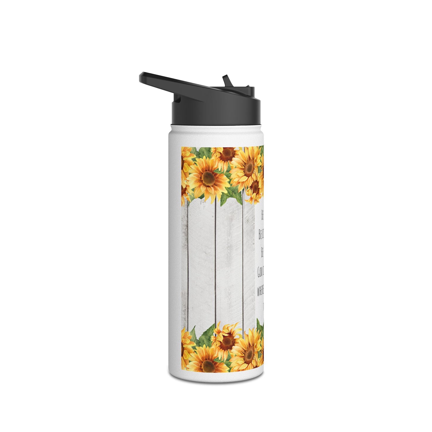 Be Strong | Stainless Steel Water Bottle, Standard Lid