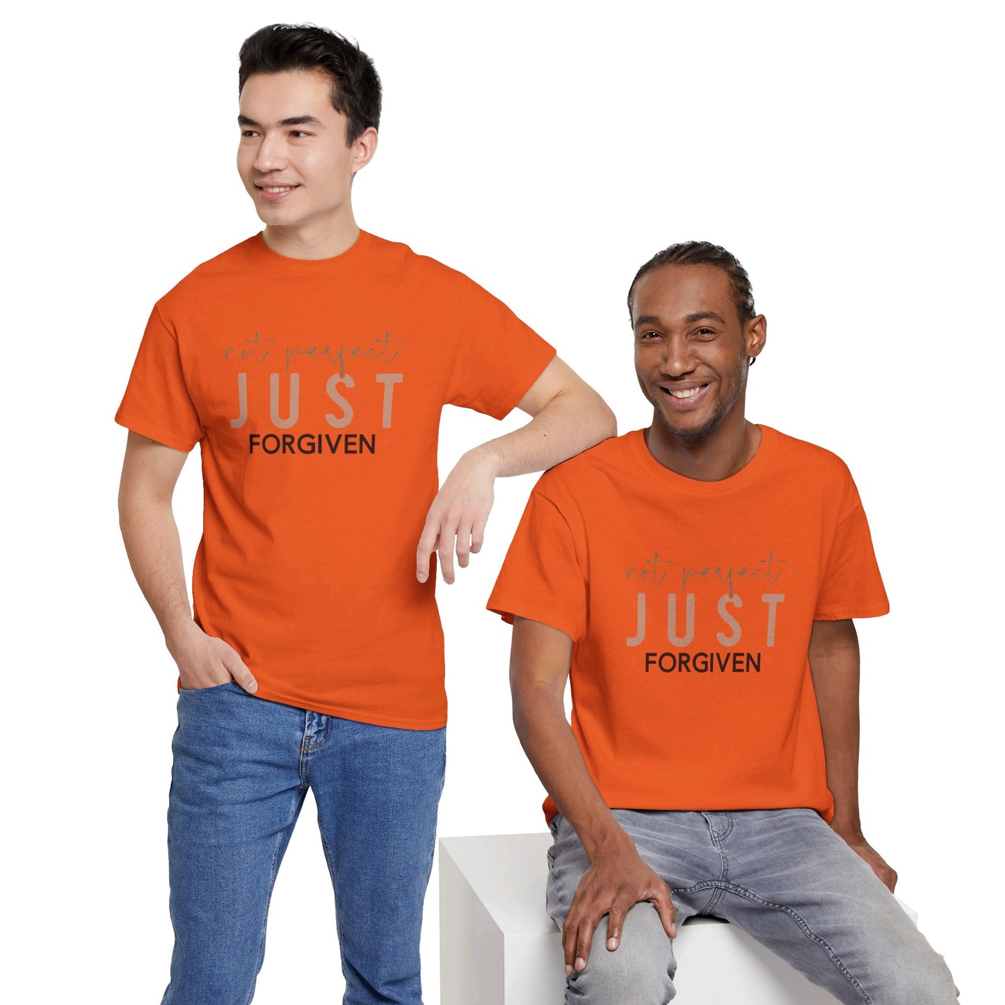 Not Perfect - Just Forgiven T-Shirt | Christian Apparel