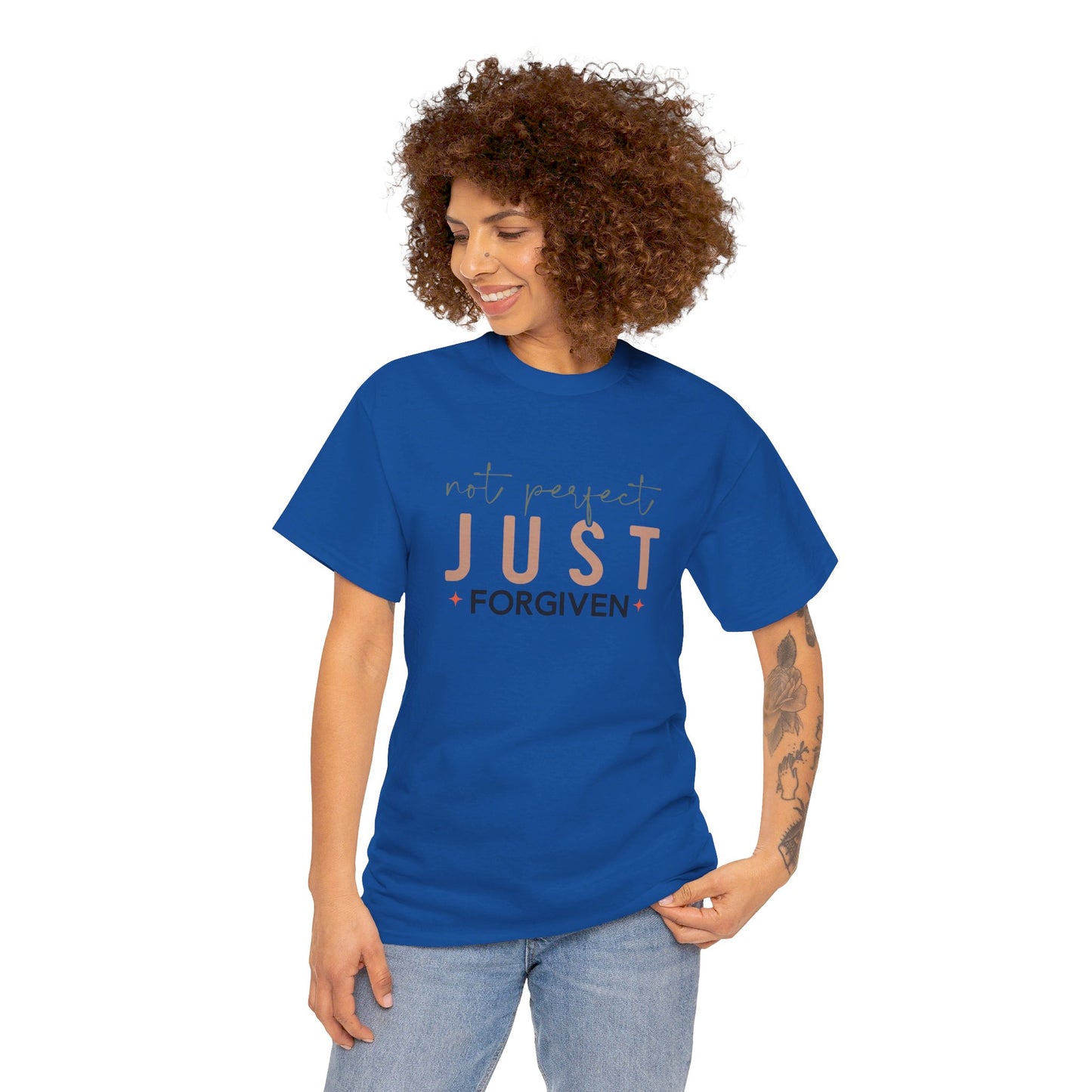 Not Perfect - Just Forgiven T-Shirt | Christian Apparel