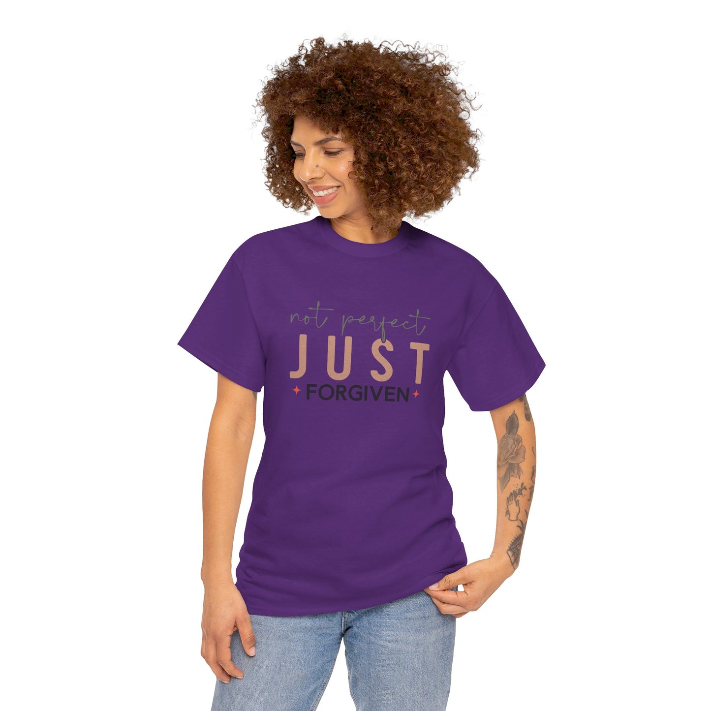 Not Perfect - Just Forgiven T-Shirt | Christian Apparel