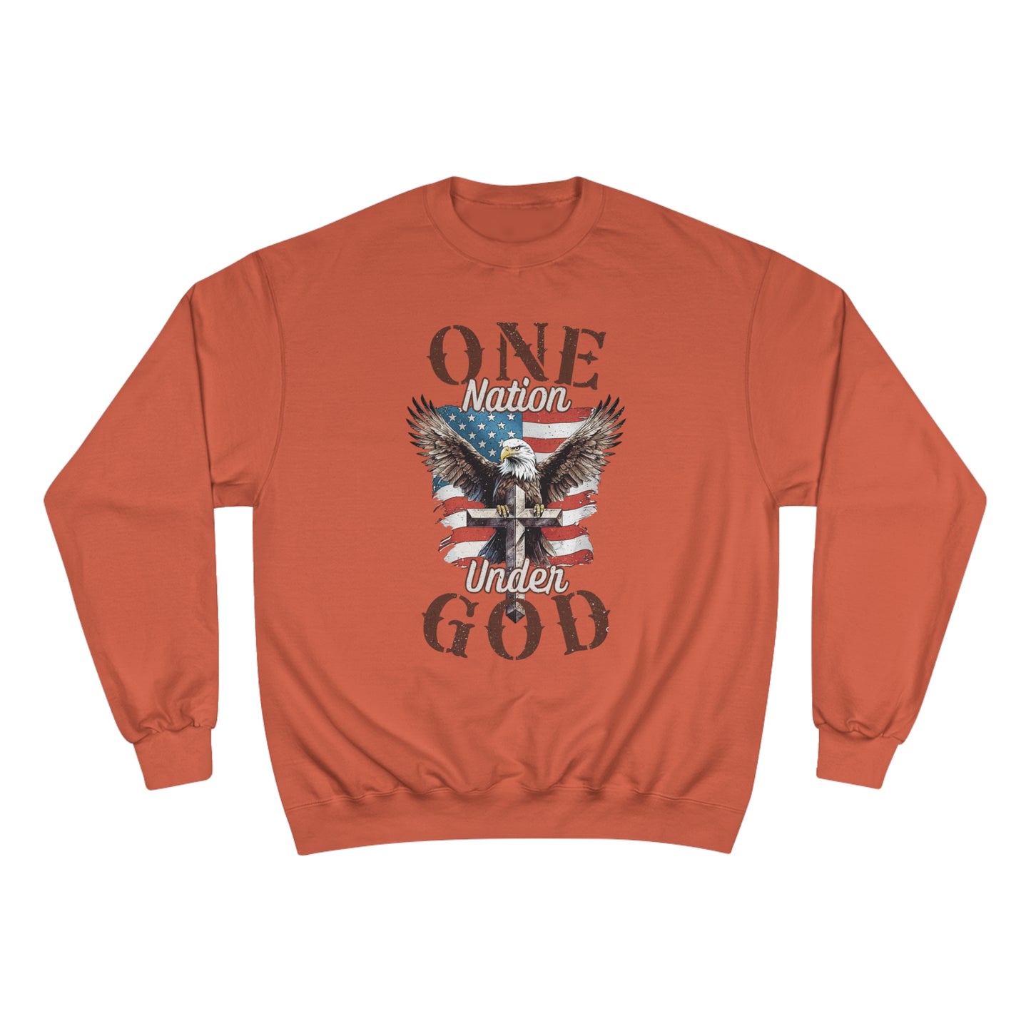 One Nation Under God | Men's Sweatshirt by Champion®