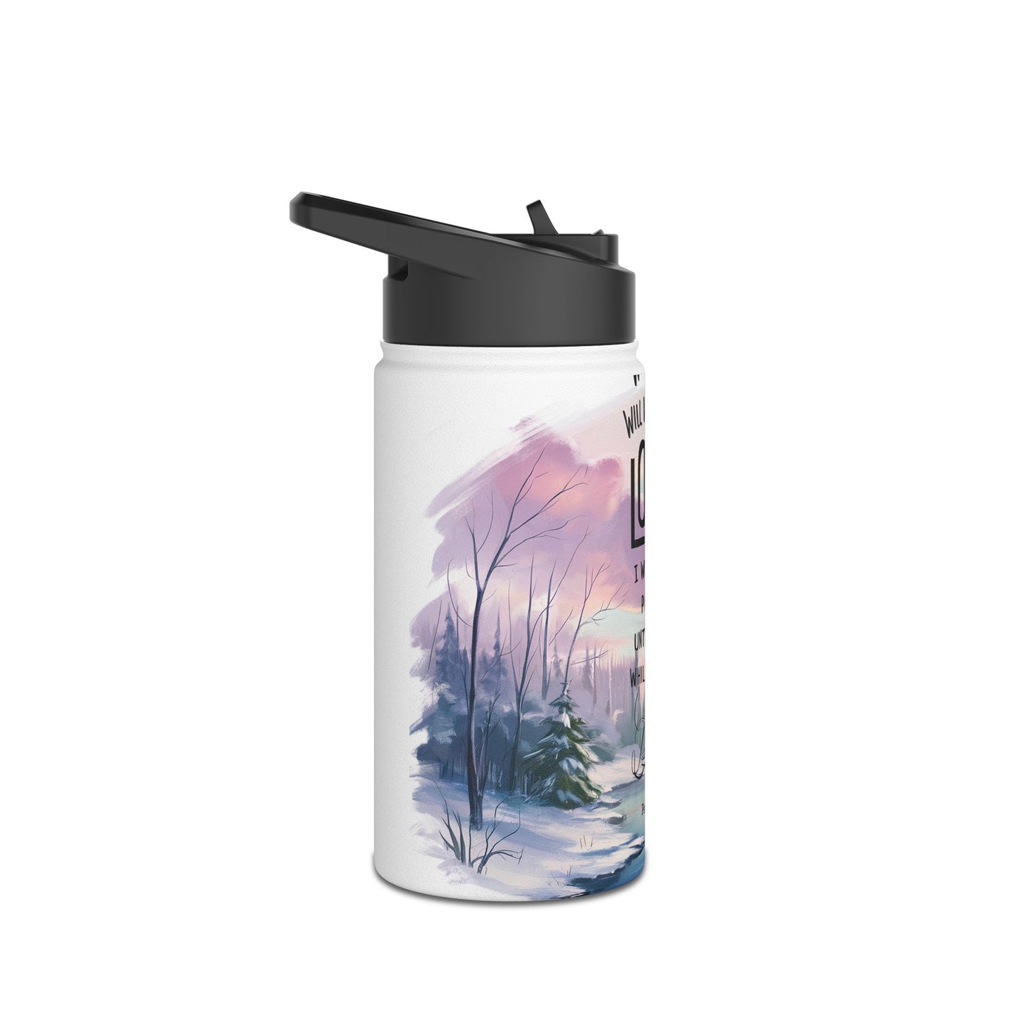 I Will Sing Praises | Stainless Steel Water Bottle, Standard Lid